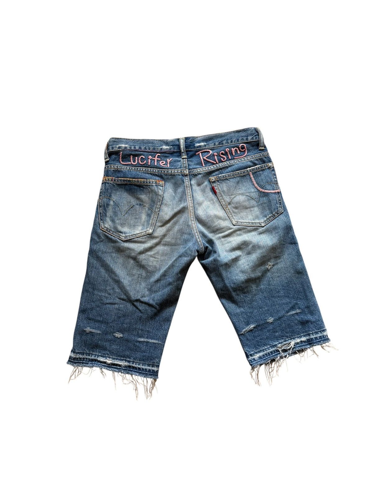 Hysteric Glamour Hysteric glamour “lucifers rising” jorts Size US 29 - 5 Thumbnail