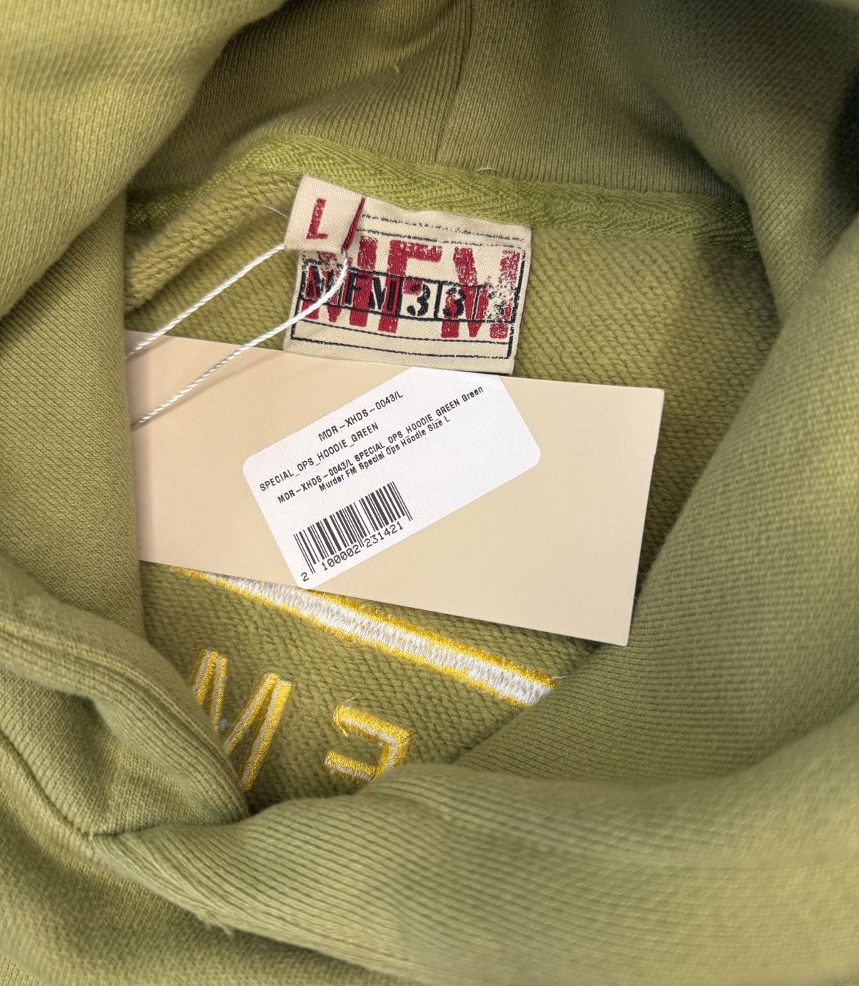 murd333r.fm Murd333r FM Special Ops Hoodie (Green) Size US L / EU 52-54 / 3 - 5 Thumbnail