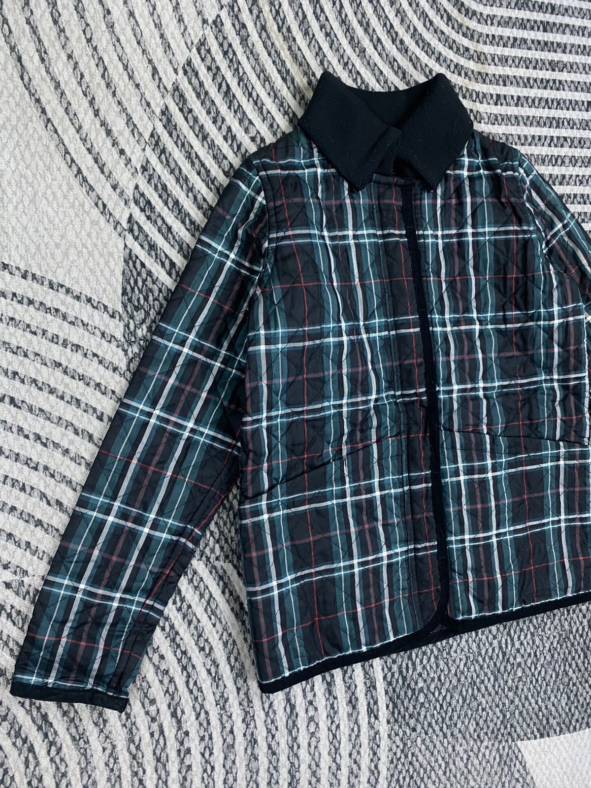 Beams Plus Vintage Ray Beams Green Checked Quilted Jacket Size US S / EU 44-46 / 1 - 3 Thumbnail