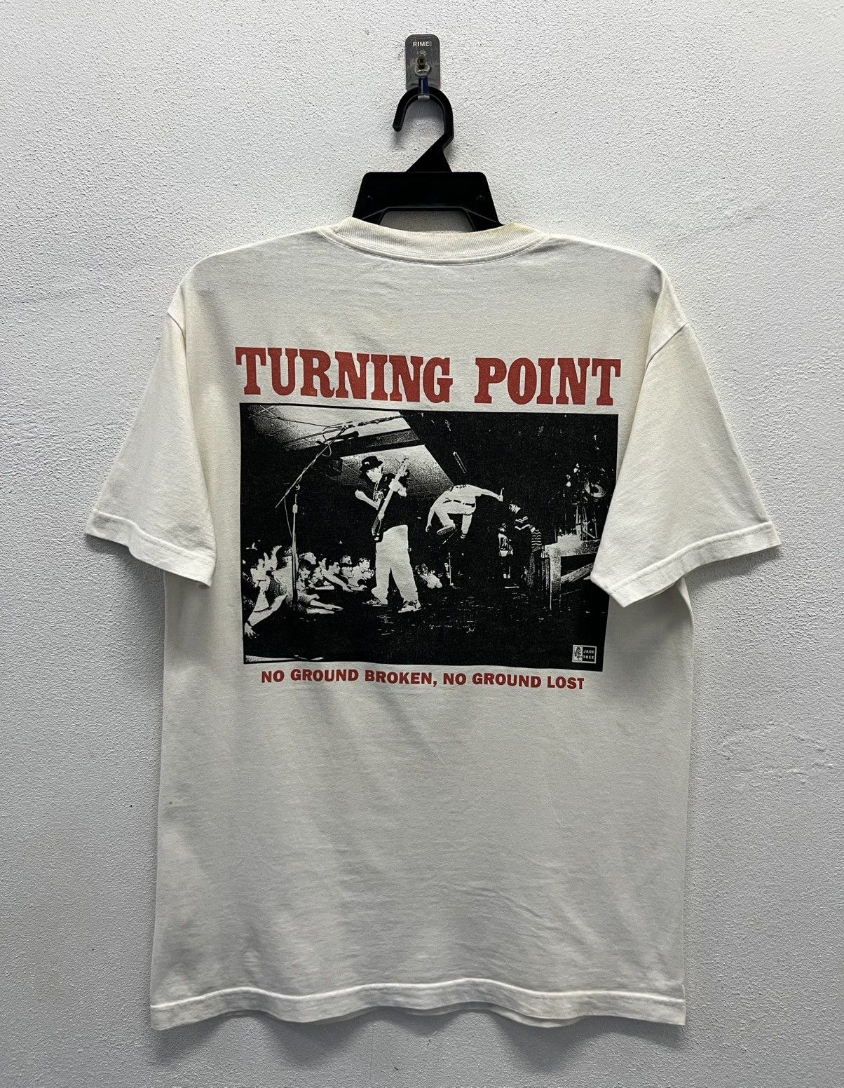 Band Tees × Vintage VINTAGE TURNING POINT NO GROUND BROKEN, NO GROUND LOST SHIRT Size US M / EU 48-50 / 2 - 1 Thumbnail
