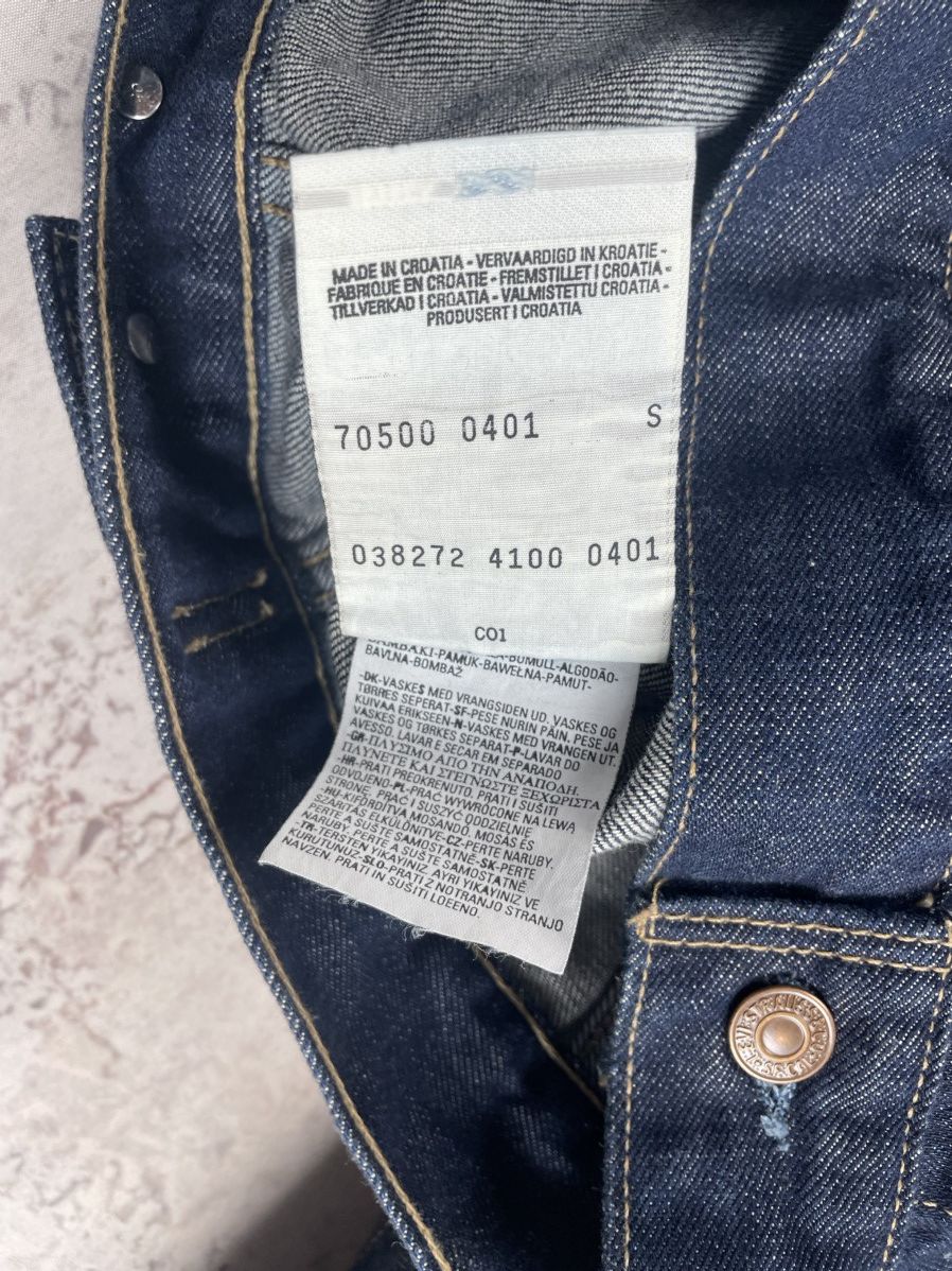 Levi's Women’s Levi’s S – 70500-04 Navy Denim Jacket Vintage Size S / US 4 / IT 40 - 5 Thumbnail