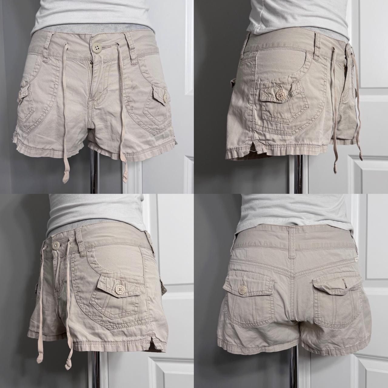 UNIONBAY UNIONBAY Beige Cargo Shorts w/ Flap Pockets + Drawstrings Size 29" - 8 Thumbnail