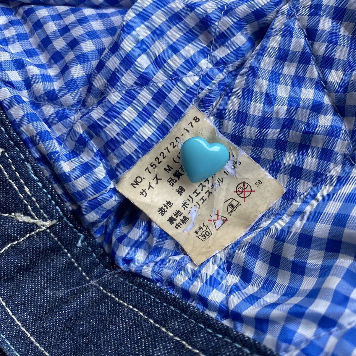 Angel Blue × Hysteric Glamour × Japanese Brand Angel Blue 2000s - Hybrid Knitted & Denim Jacket Size M / US 6-8 / IT 42-44 - 10 Thumbnail
