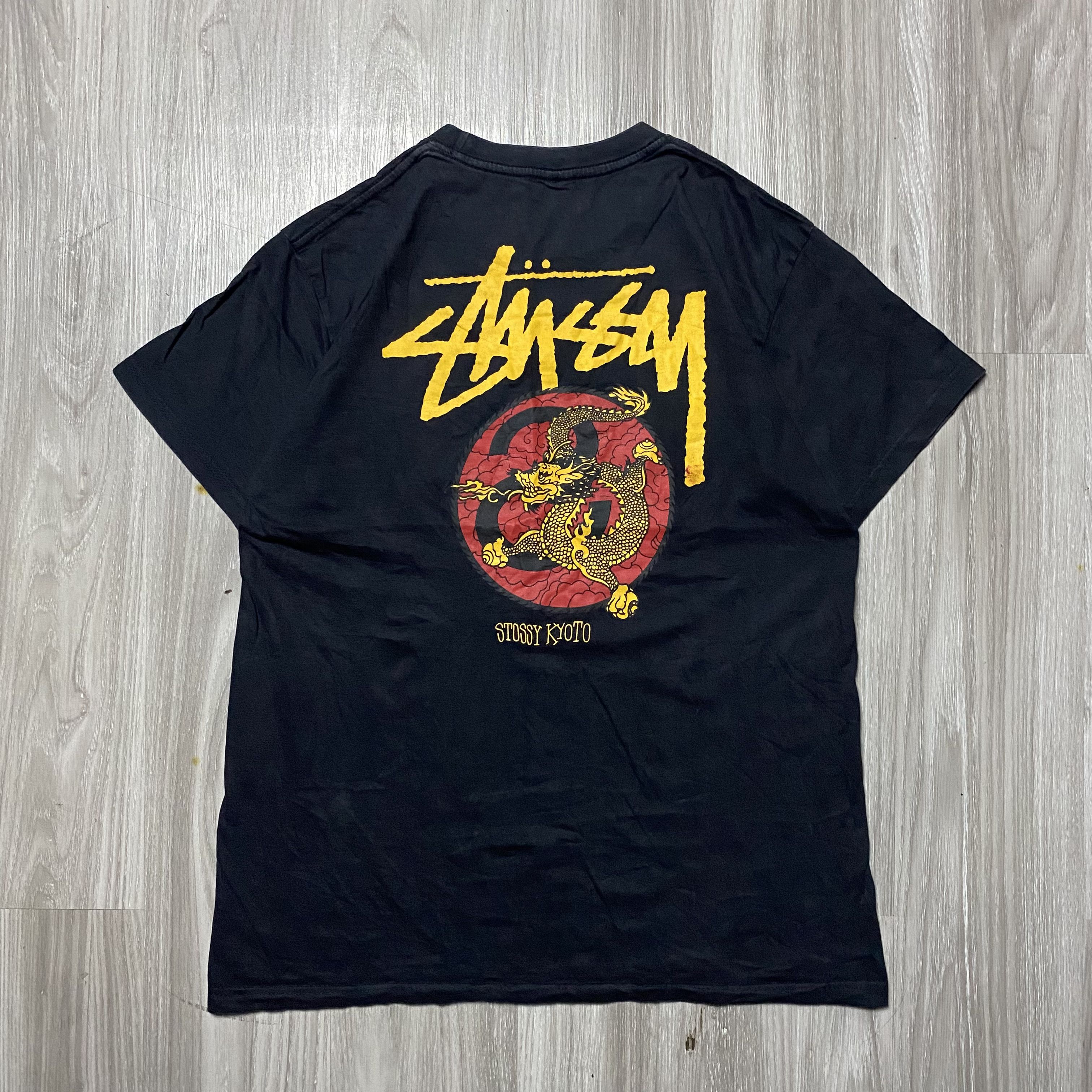 【OLD STUSSY】Stussy Old Skull Tribe New York Chapter Tee Stussy Old Skull Tribe Worldwide NY Chapter Skull Black T