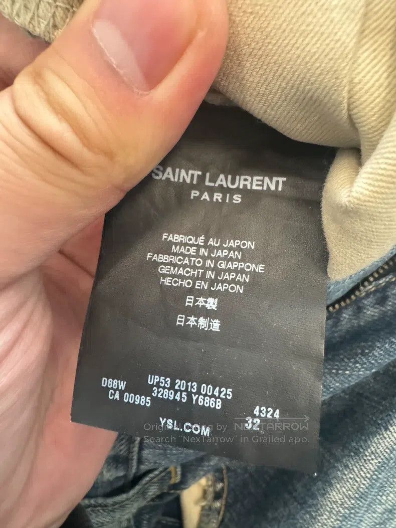Saint Laurent Paris Saint Laurent Paris Jeans Size US 32 / EU 48 - 5 Thumbnail