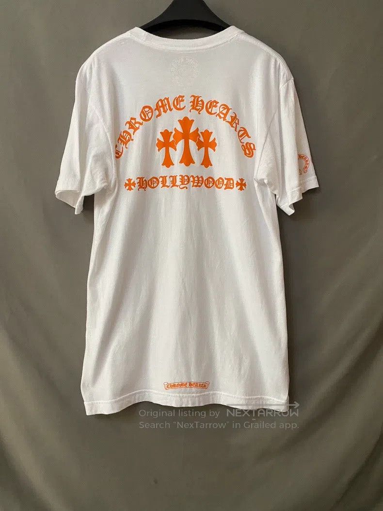 Chrome Hearts CHROME HEARTS Size M Orange three-cross short sleeve Size US M / EU 48-50 / 2 - 4 Thumbnail