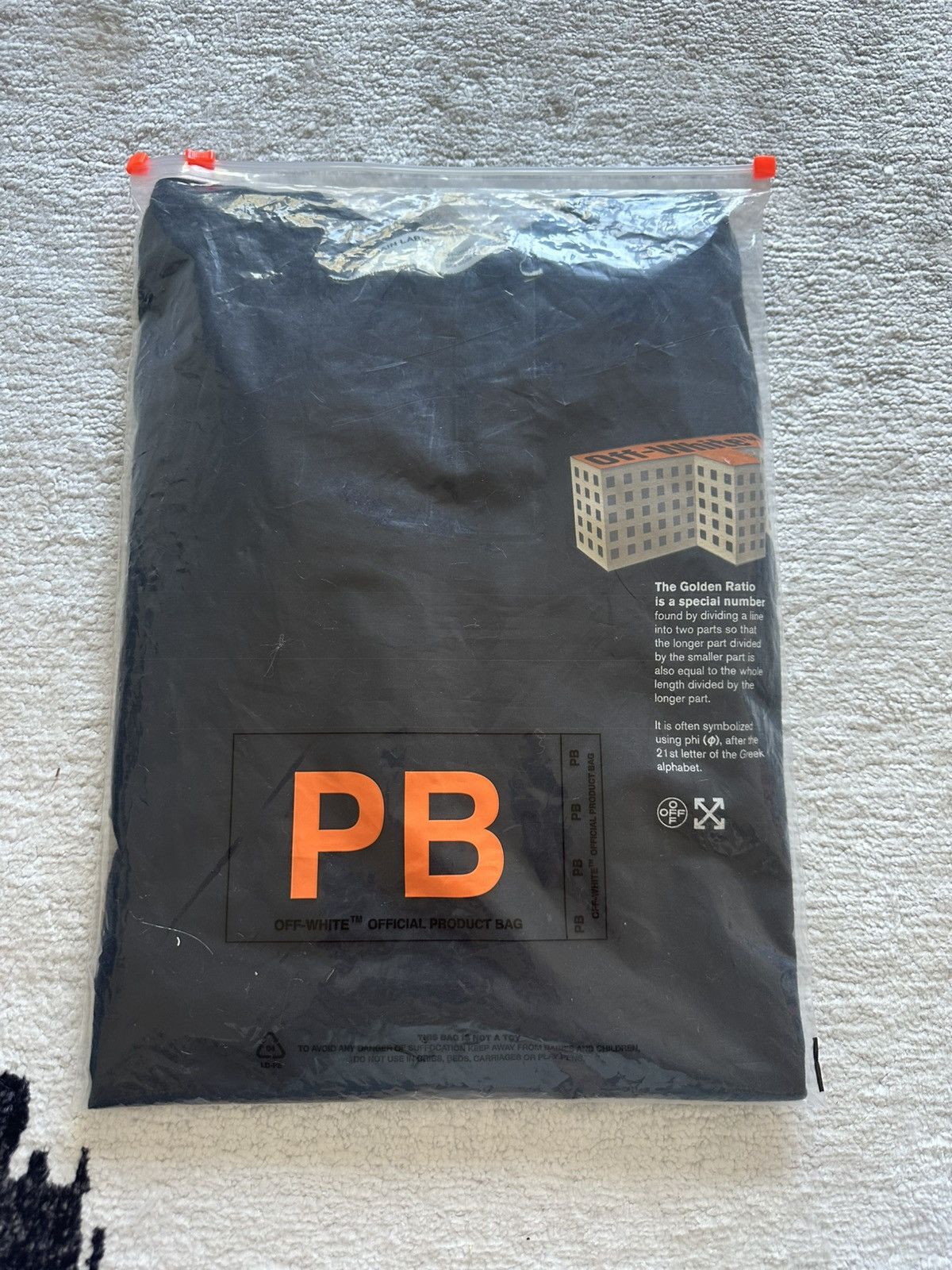 Off-White Off-White “Rationalism” Golden Ratio Graphic T-Shirt Size US L / EU 52-54 / 3 - 8 Thumbnail