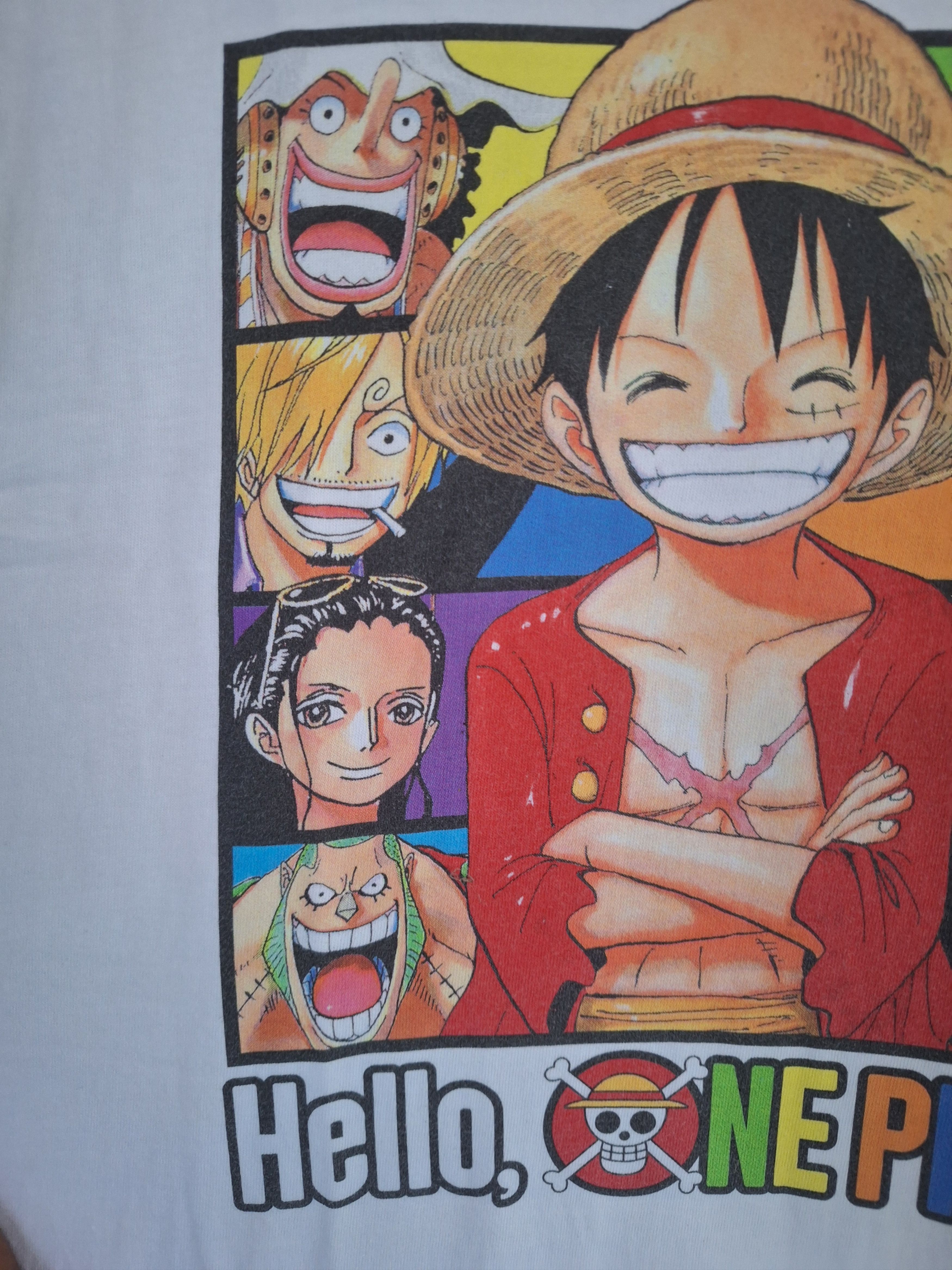 Anime Rare Hello One Piece Event Tee Size US L / EU 52-54 / 3 - 5 Thumbnail