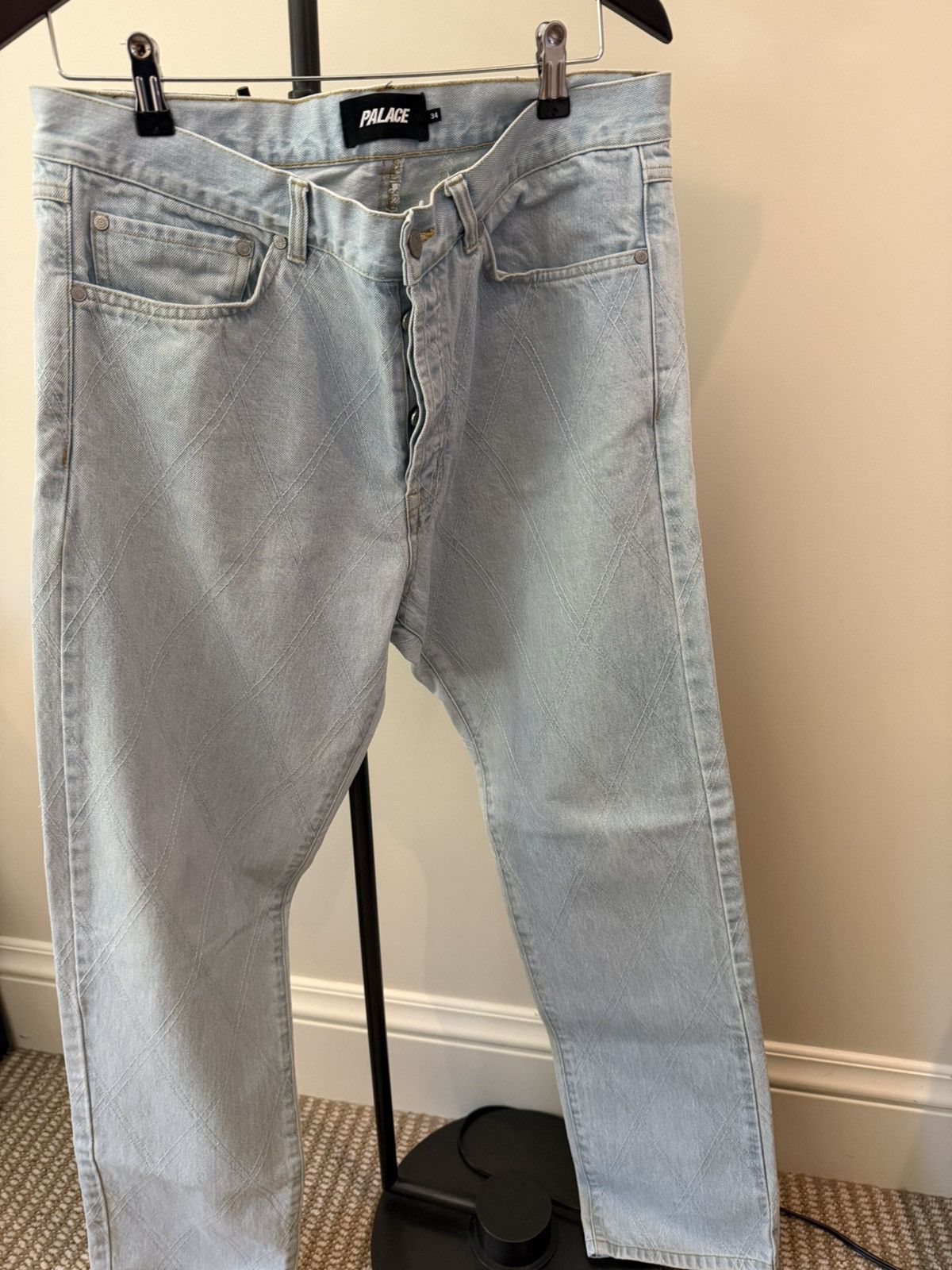 Evisu × Palace Palace x Evisu Denim Jean Stone Wash | Grailed