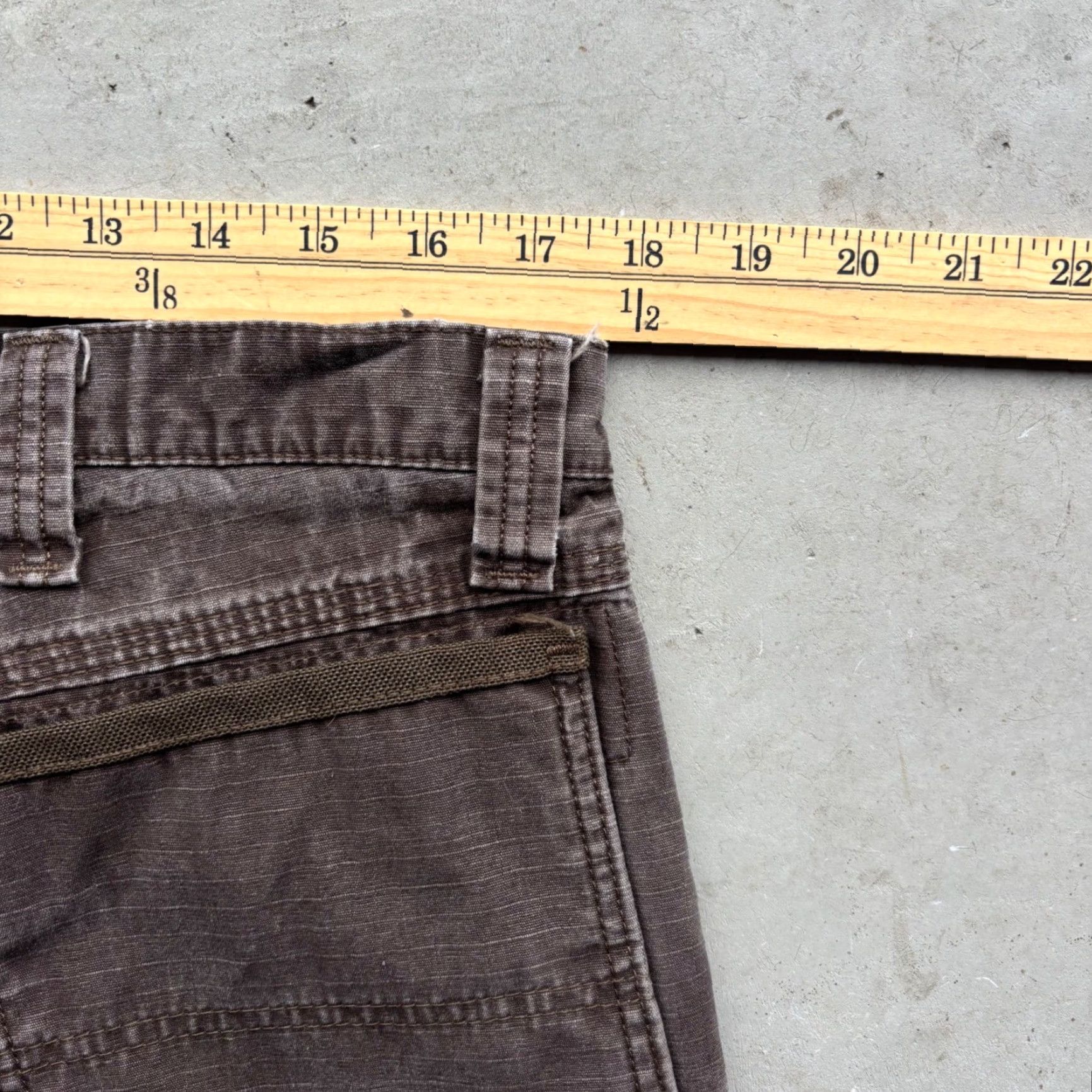 Wrangler VINTAGE Wrangler Cargo Carpenter Pants Mens Brown Relaxed Fit Workwear Paint Splatter (if vintage applies) Size US 36 / EU 52 - 3 Thumbnail
