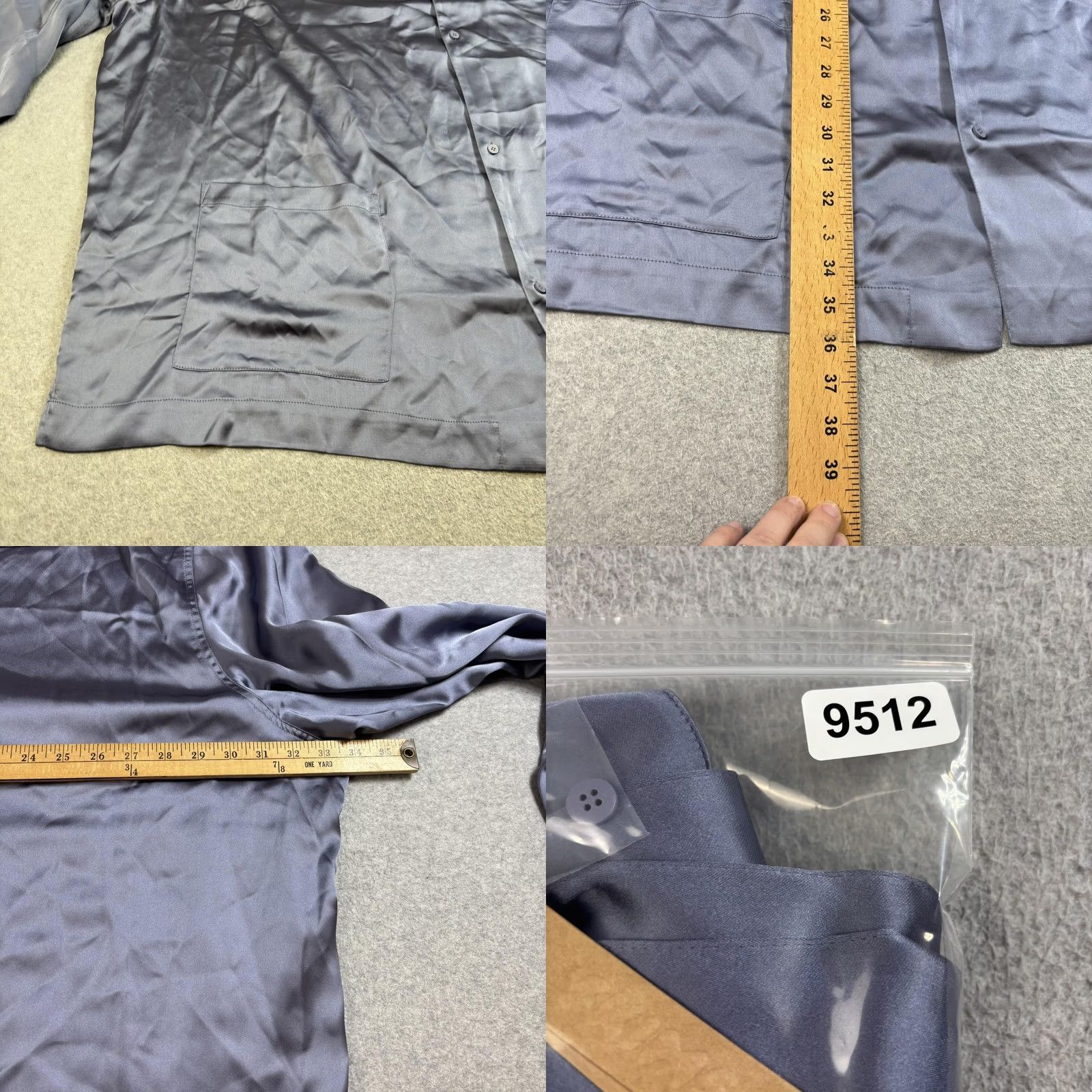 SKIMS Keep exact spelling and capitalization. (Skims, Satin, Pajama, 5X, Purple, Luxury) Size XXL / US 16-18 / IT 52-54 - 8 Thumbnail