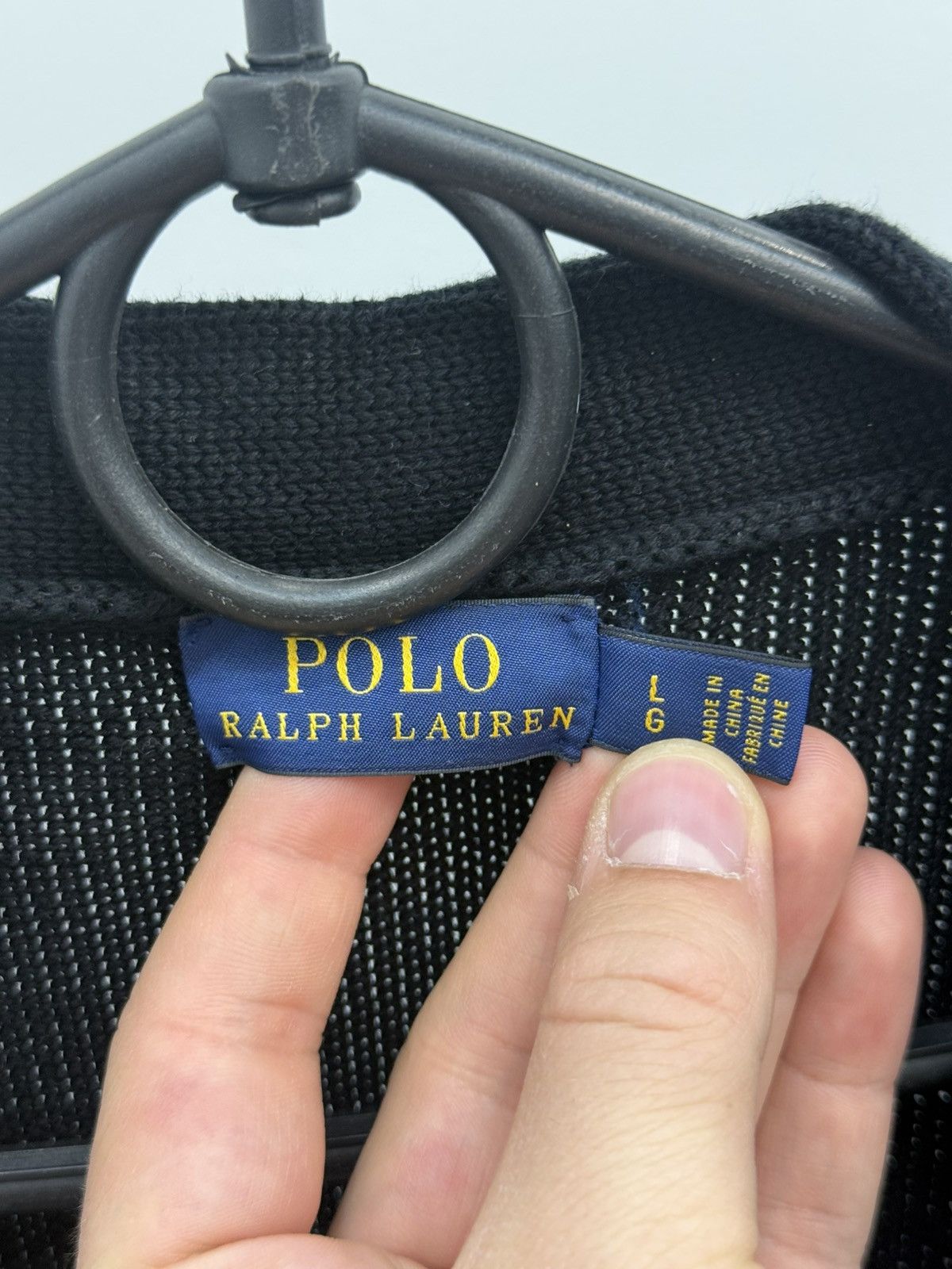 Polo Ralph Lauren Polo Ralph Lauren Varsity Big R Knit Cardigan Size US L / EU 52-54 / 3 - 3 Thumbnail