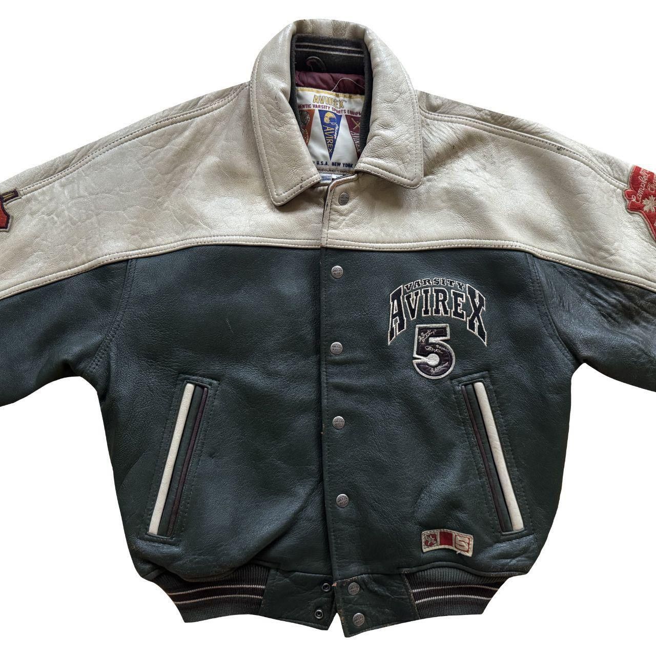 Avirex Avirex North West Wildbears Leather Varsity Jacket Size US S / EU 44-46 / 1 - 3 Thumbnail