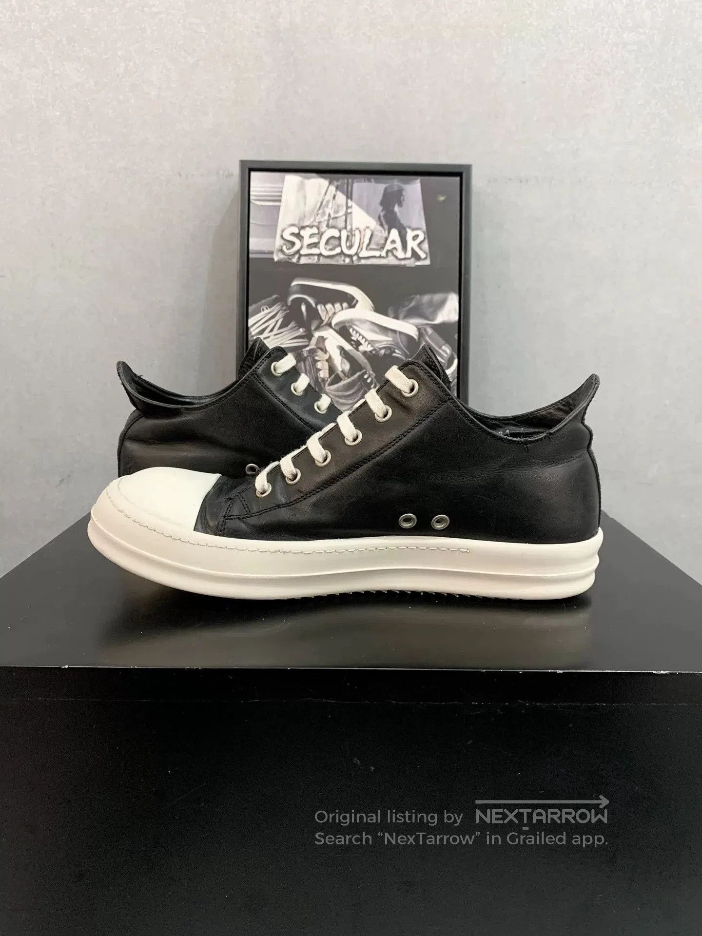 Rick Owens Rick Owens Main Line Leather Low. Size US 7.5 / EU 40-41 - 6 Thumbnail
