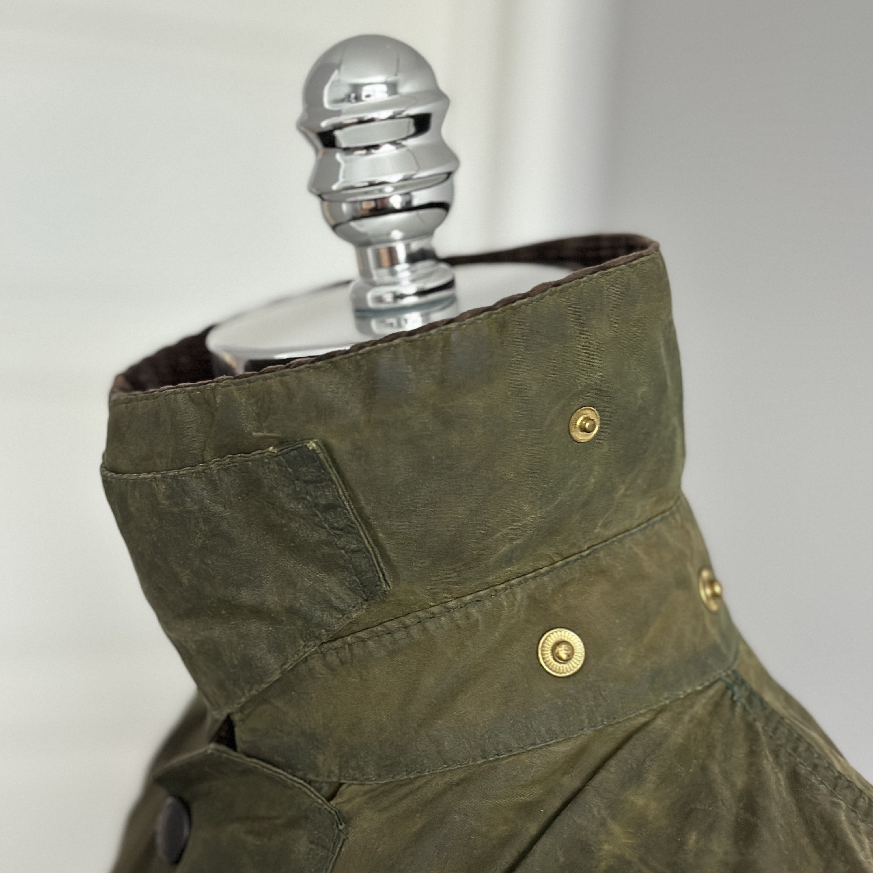 Barbour Vintage BARBOUR A200 Border Wax Jacket C40/102CM England Size US L / EU 52-54 / 3 - 5 Thumbnail