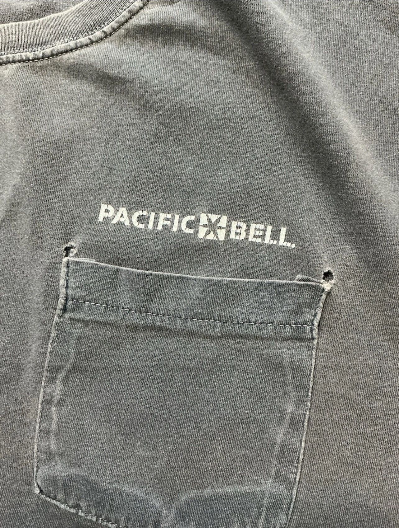 Other Lot Of 2 Pacific Bell Telecommunications Pocket T-Shirts Size US L / EU 52-54 / 3 - 12 Thumbnail