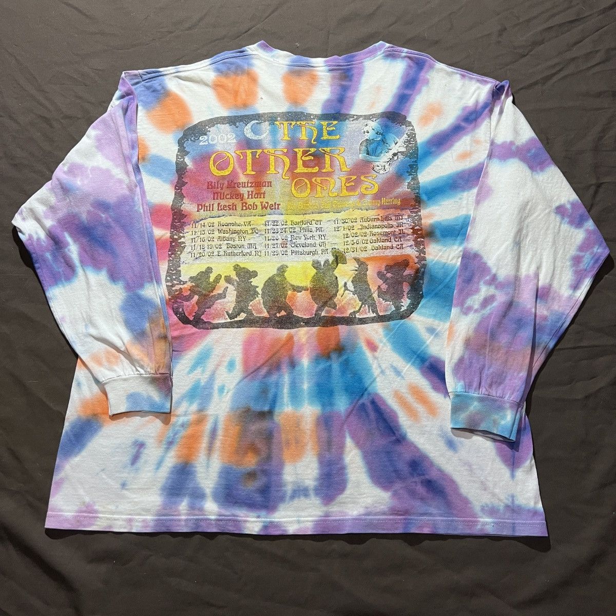 Vintage Vintage 2002 Grateful Dead Tour Tee XL Phil Lesh Bob Weir Size US XL / EU 56 / 4 - 8 Thumbnail