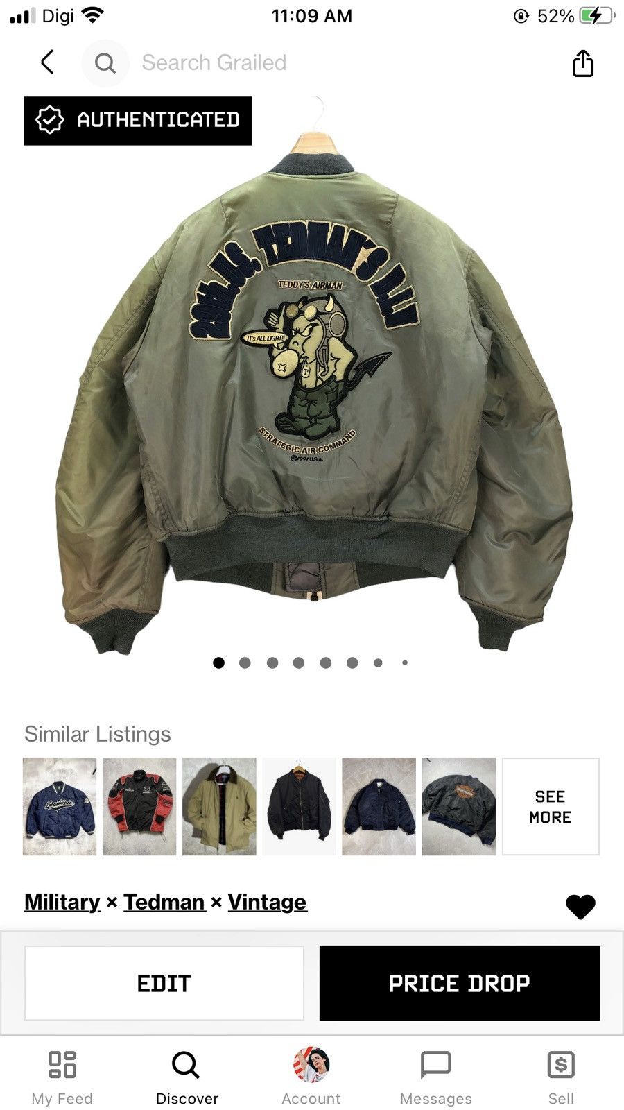 Tedman VINTAGE TEDMAN TED COMPANY DEVILMAN MA-1 JACKET #7372-140 Size US L / EU 52-54 / 3 - 19 Thumbnail