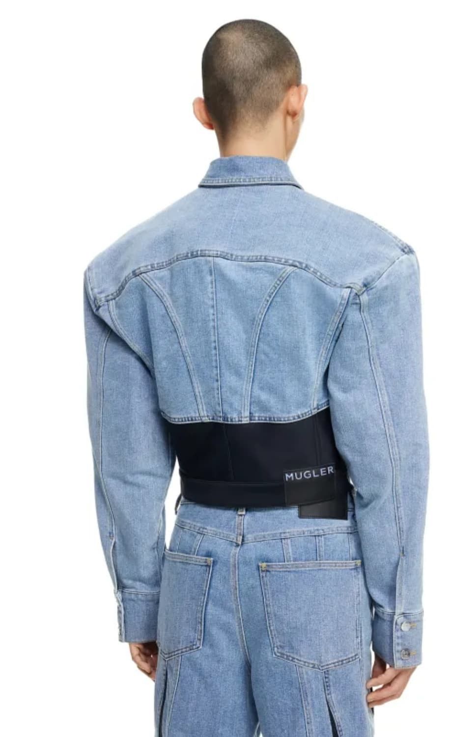 Mugler x H&M Denim Jacket Size М