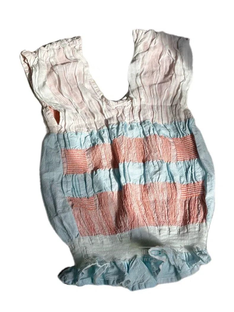 Issey Miyake Issey Miyake Blue-pink Sleeveless Vest Size M / US 6-8 / IT 42-44 - 2 Thumbnail