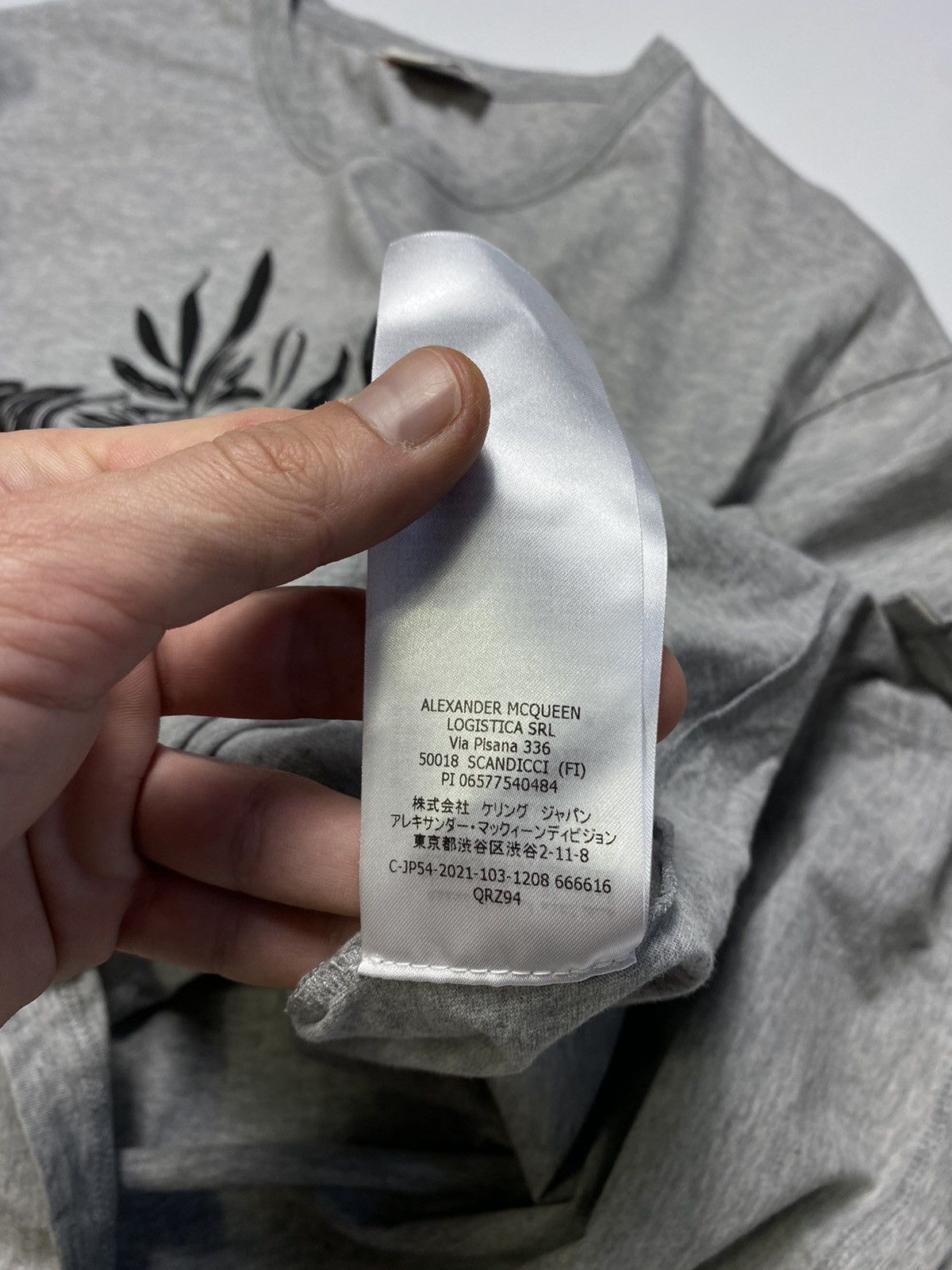 Alexander McQueen Alexander McQueen T-shirt Skull Flower Logo Size US M / EU 48-50 / 2 - 8 Thumbnail