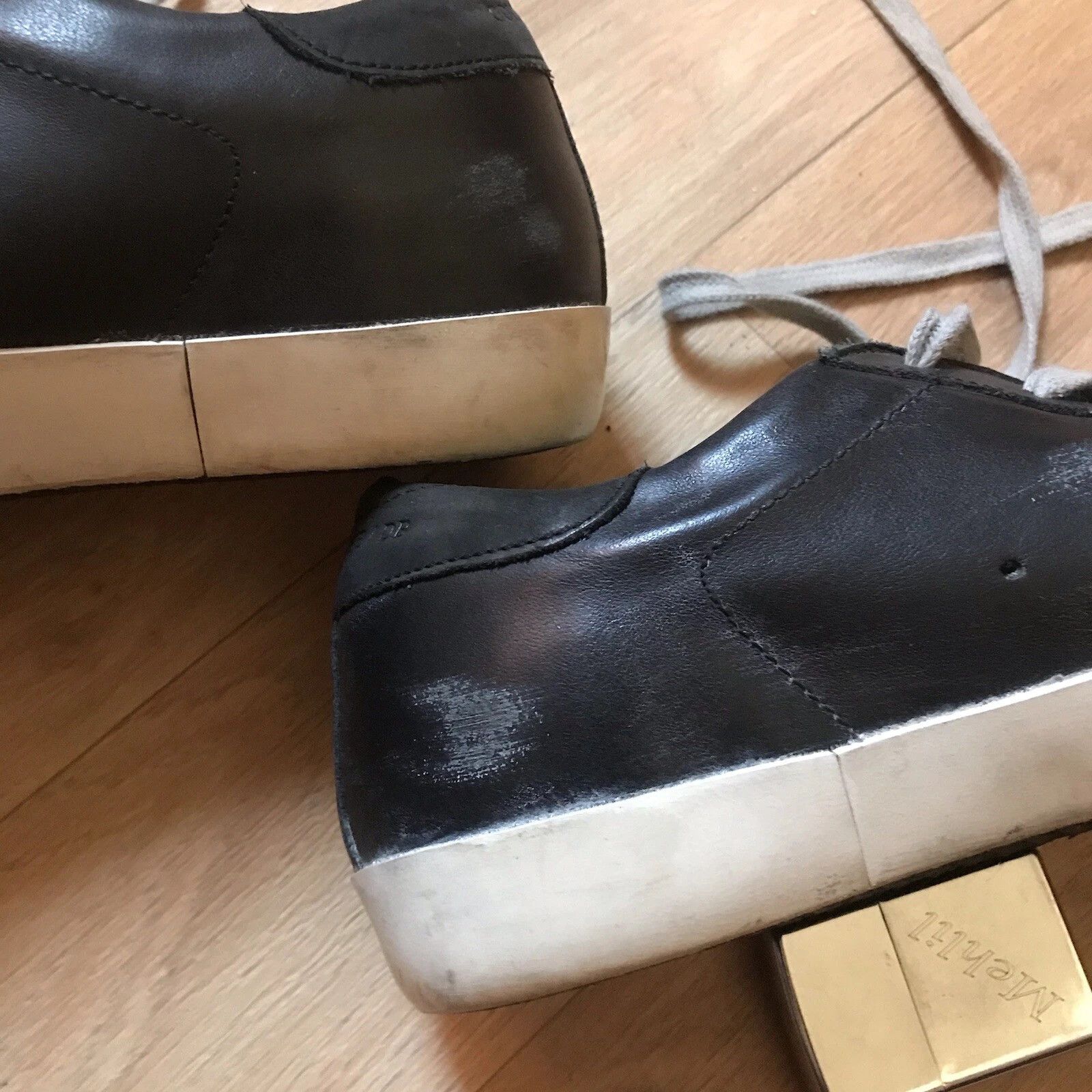 Golden Goose GGDB Golden Goose Sneakers Superstar Low Top womens Black Size US 8 / IT 38 - 6 Thumbnail