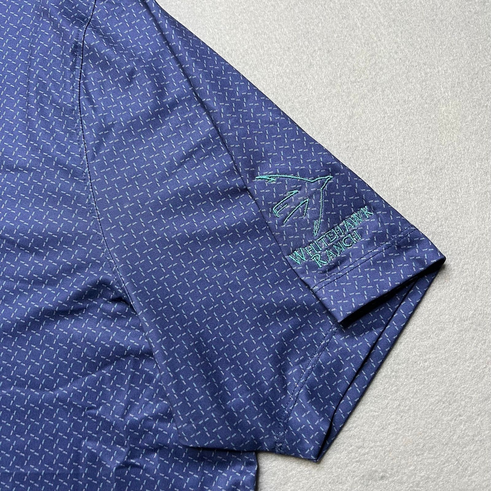 johnnie-O Johnnie-O Polo Shirt Men’s XL Geometric UPF 50 White Hawk Size US XL / EU 56 / 4 - 4 Thumbnail