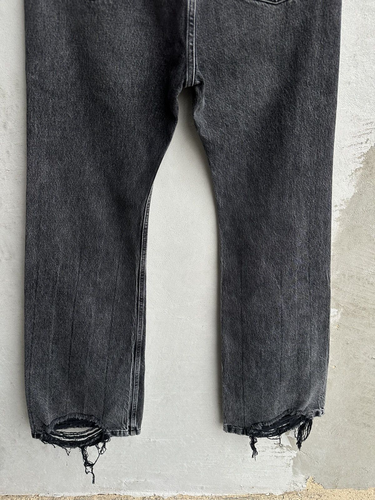 Balenciaga [S] Fall22 The Lost Tape Gray flared jeans Size US 33 - 8 Thumbnail