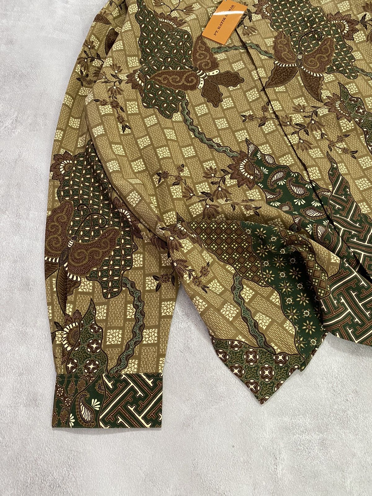 Vintage 🪷 Shirt Button Up Batik Semar Indonesian Style Size US XXL / EU 58 / 5 - 3 Thumbnail