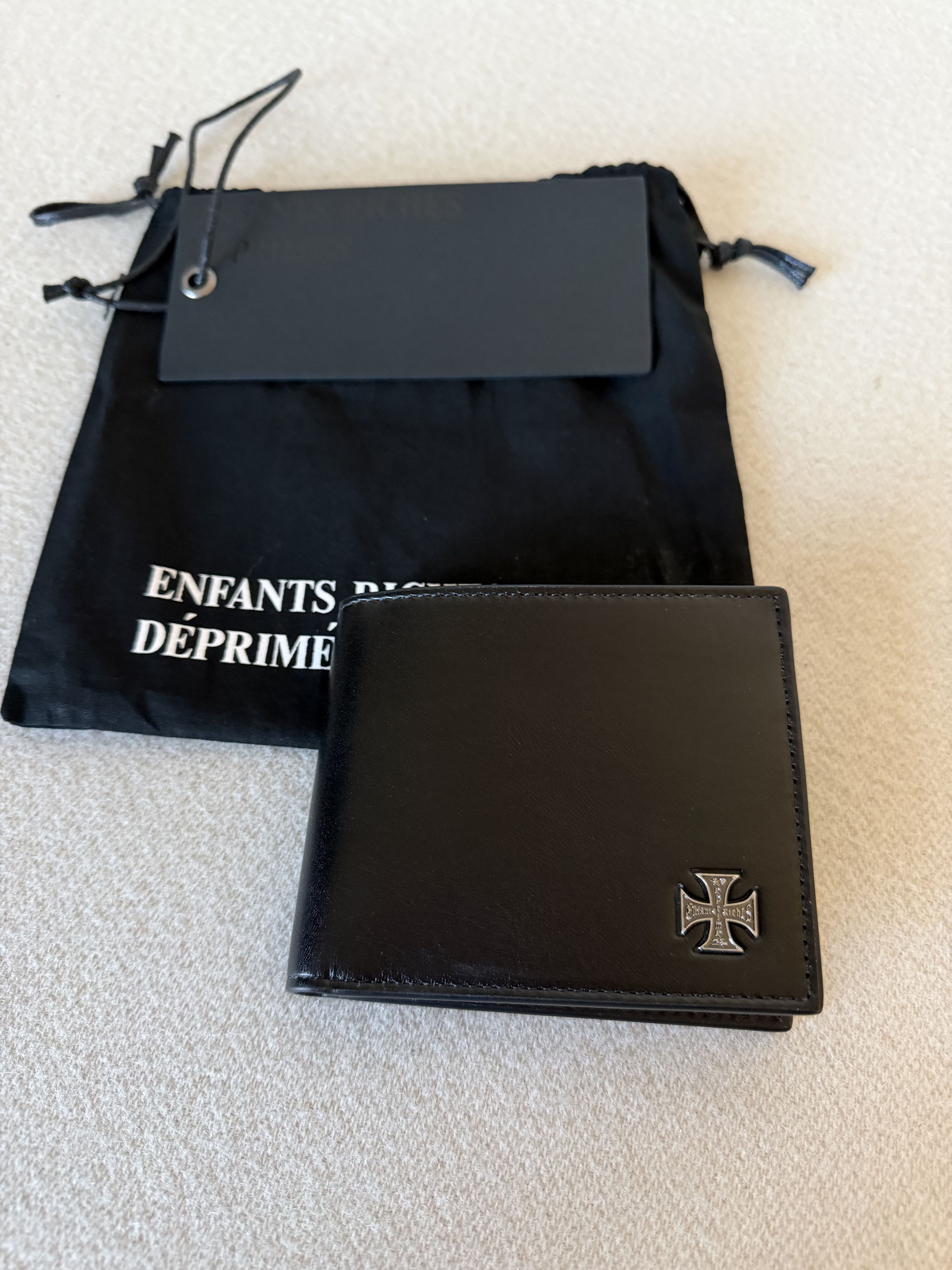 Enfants Riches Deprimes Cross Emblem Bifold Wallet