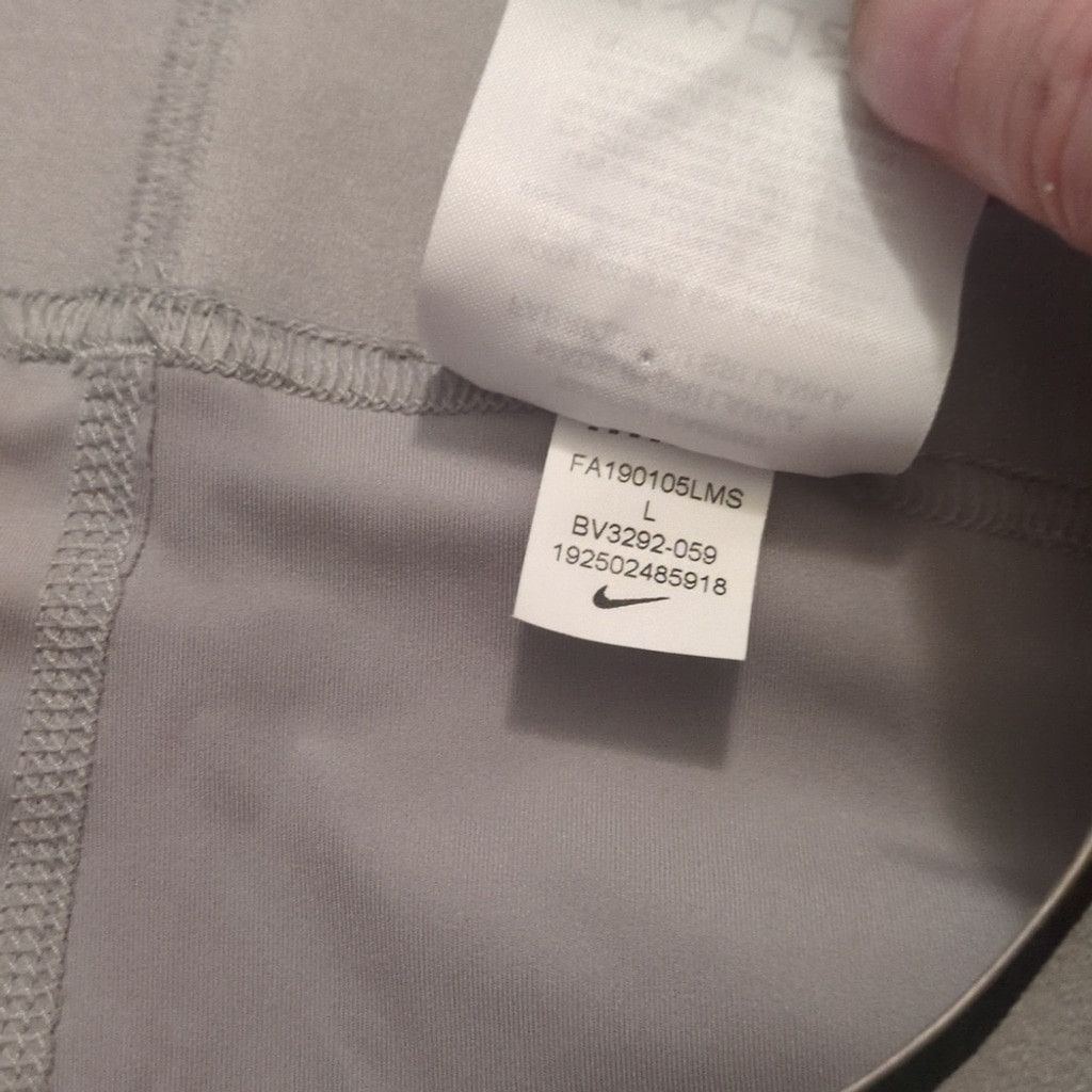 Nike Nike pro gray side cinch ties size large Size 31" - 5 Thumbnail