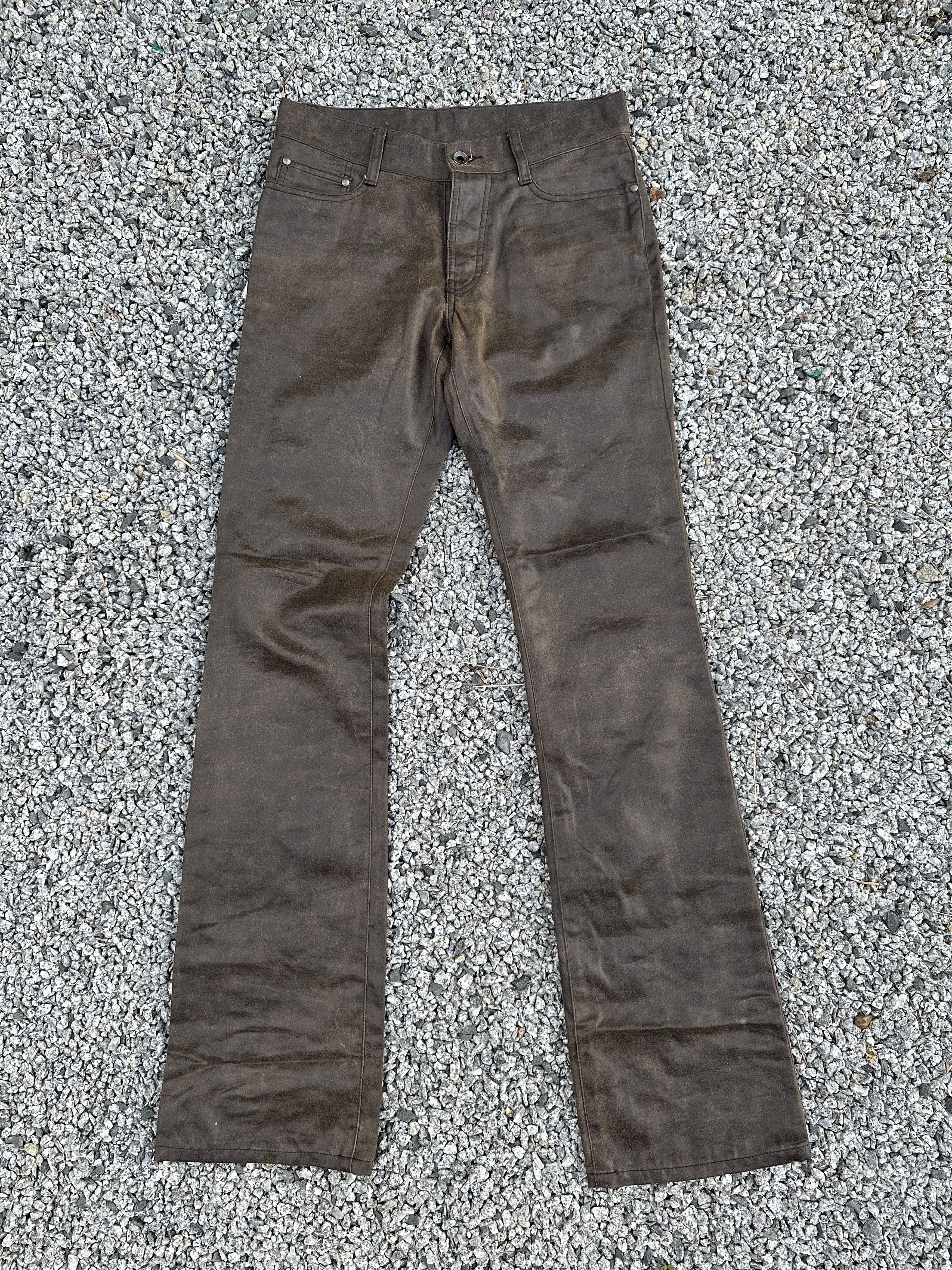 5351 POUR LES HOMMES Rare!! Japanese Brand 5351 Pour Les Homme Glitter Wood Pants Size US 30 / EU 46 - 1 Thumbnail