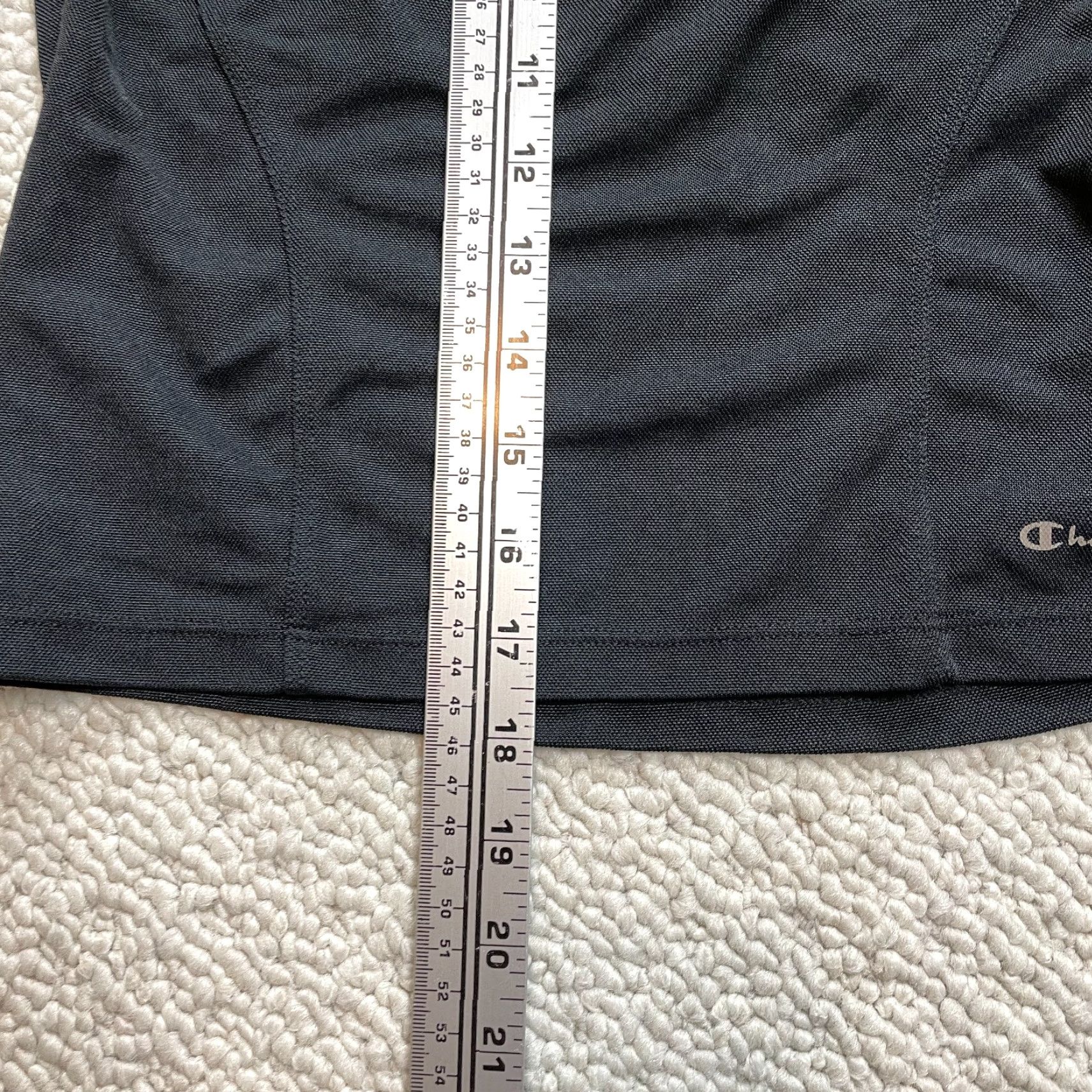 Champion Champion Active Vest Shirt Womens M Black 1/4 Zip Cycling Workout Stretch Size M / US 6-8 / IT 42-44 - 6 Thumbnail