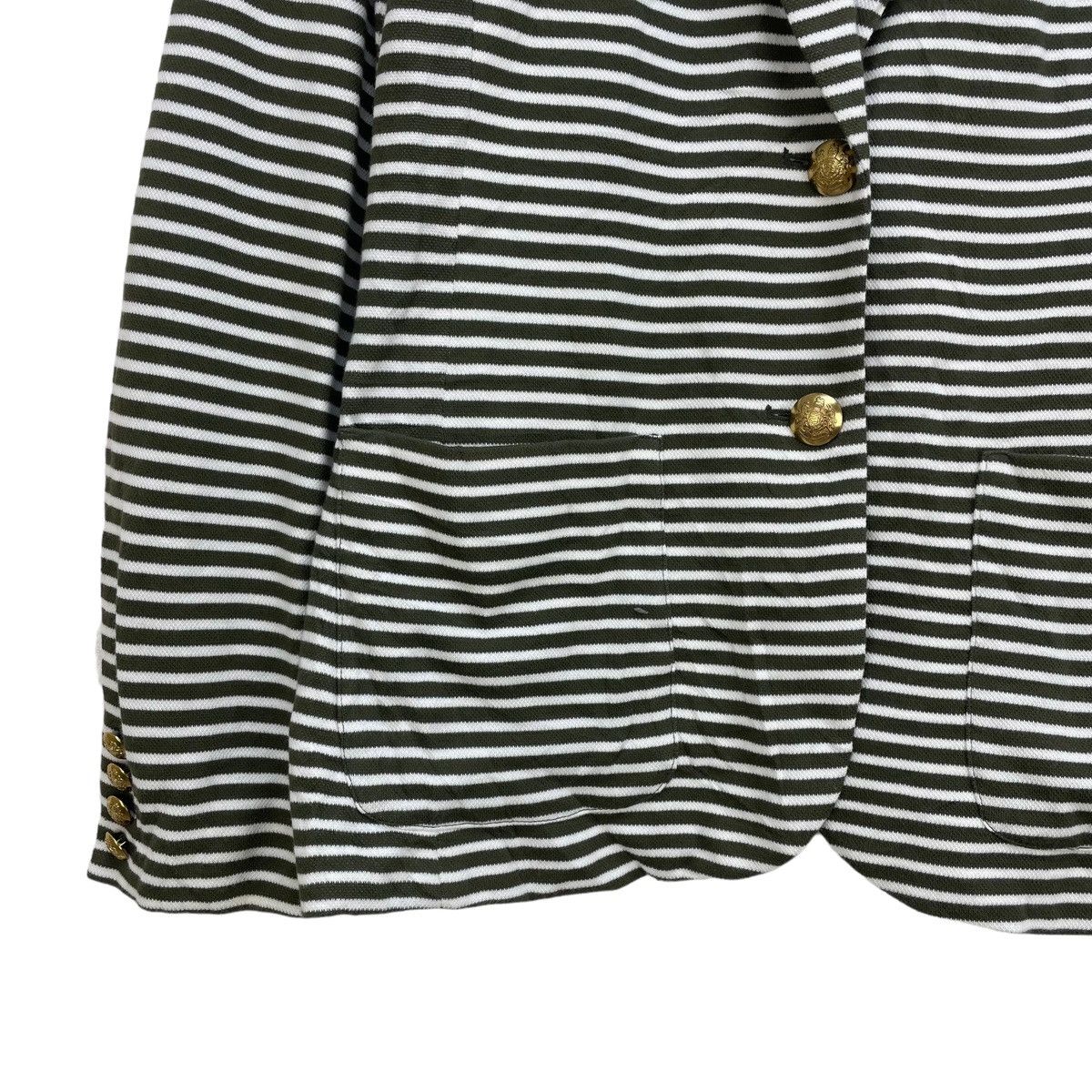 Ralph Lauren 🔥Ralph Lauren Stripes Green Jacket Size S / US 4 / IT 40 - 4 Thumbnail