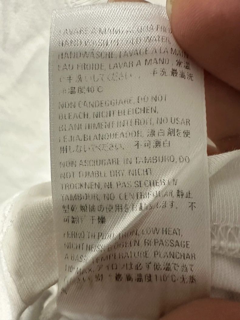 Balenciaga Balenciaga White Embroidered Letter Logo Short Sleeve M Si Size US M / EU 48-50 / 2 - 7 Thumbnail