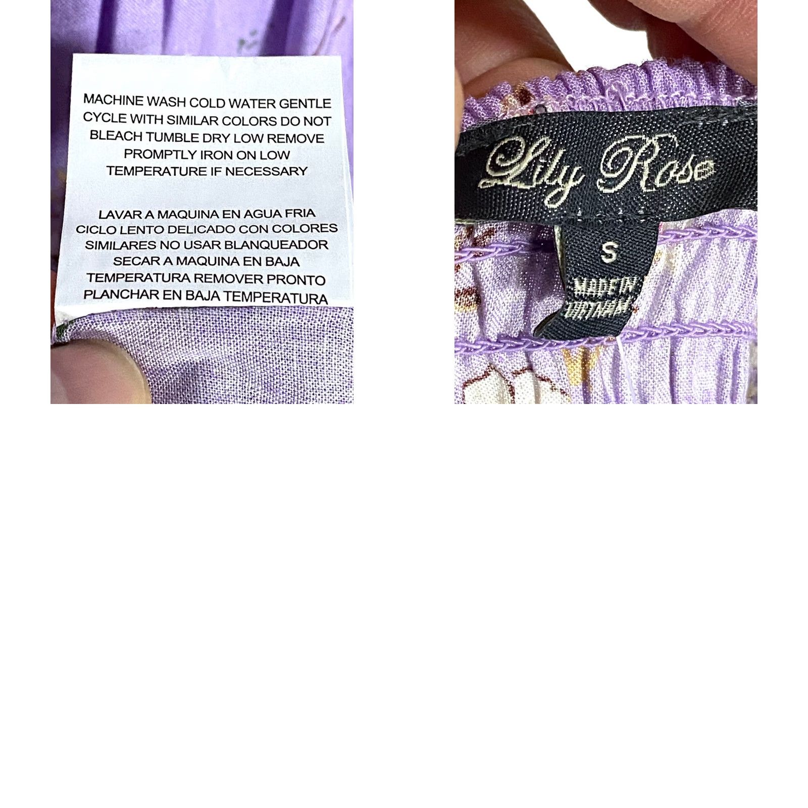 Vintage Lily Rose Squareneck Molded Cup Side Slit Midi Dress Juniors S Floral Coquette Forest Fairy NWT Size S / US 4 / IT 40 - 8 Thumbnail