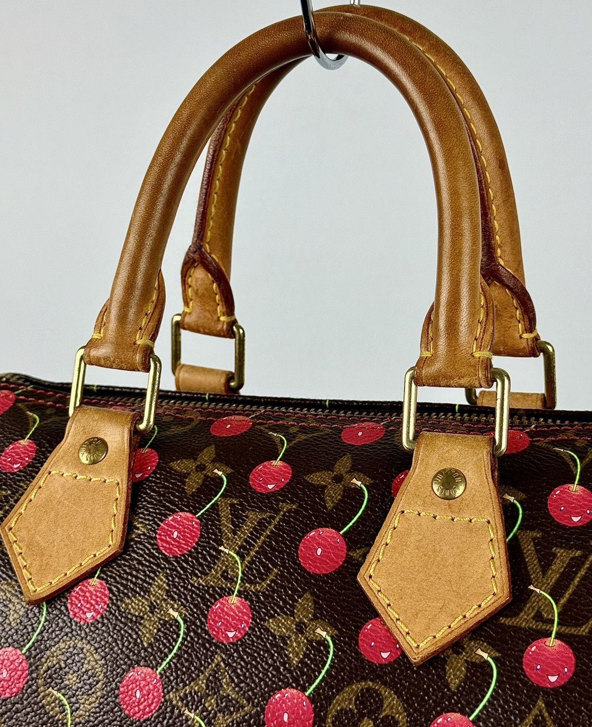 Louis Vuitton × Takashi Murakami Louis Vuitton - Takashi Murakami - SS2005 -Cerises Speedy 25 Size ONE SIZE - 4 Thumbnail