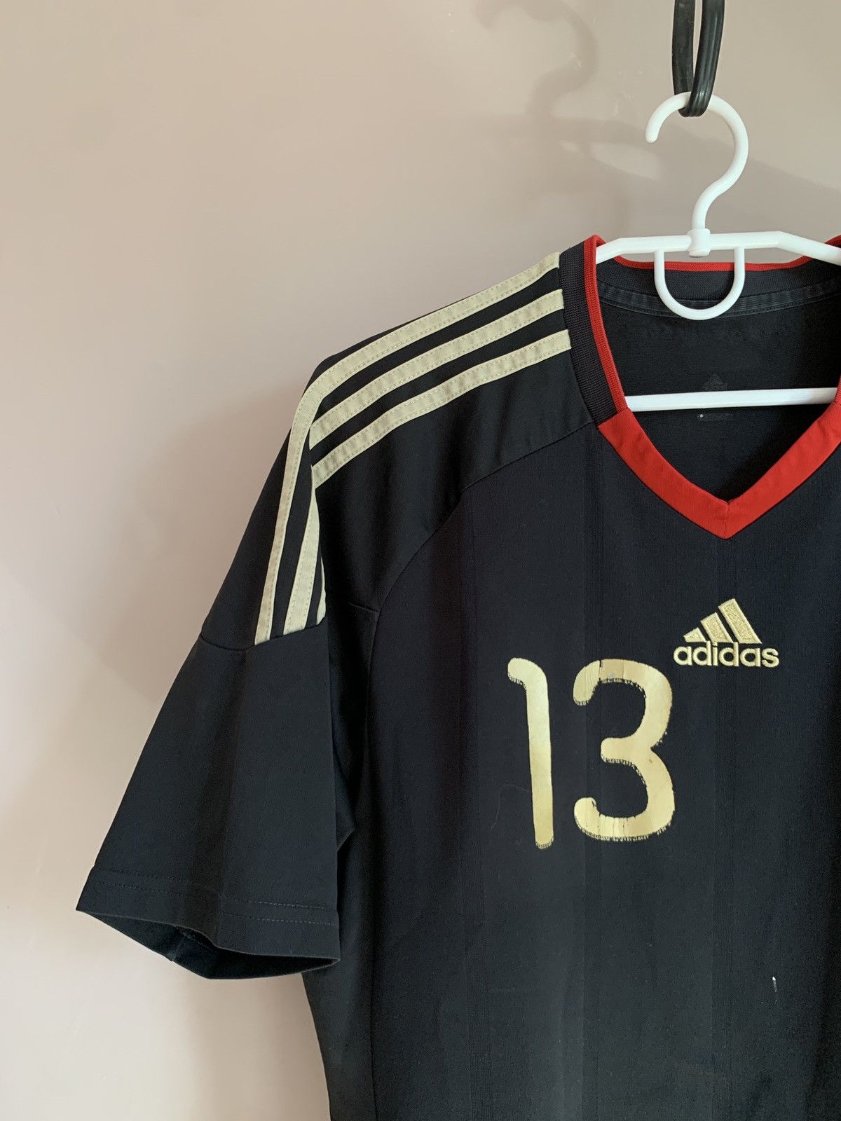 Adidas Germany 2010 Football Shirt Adidas Vintage Soccer BALLACK Size US M / EU 48-50 / 2 - 5 Thumbnail