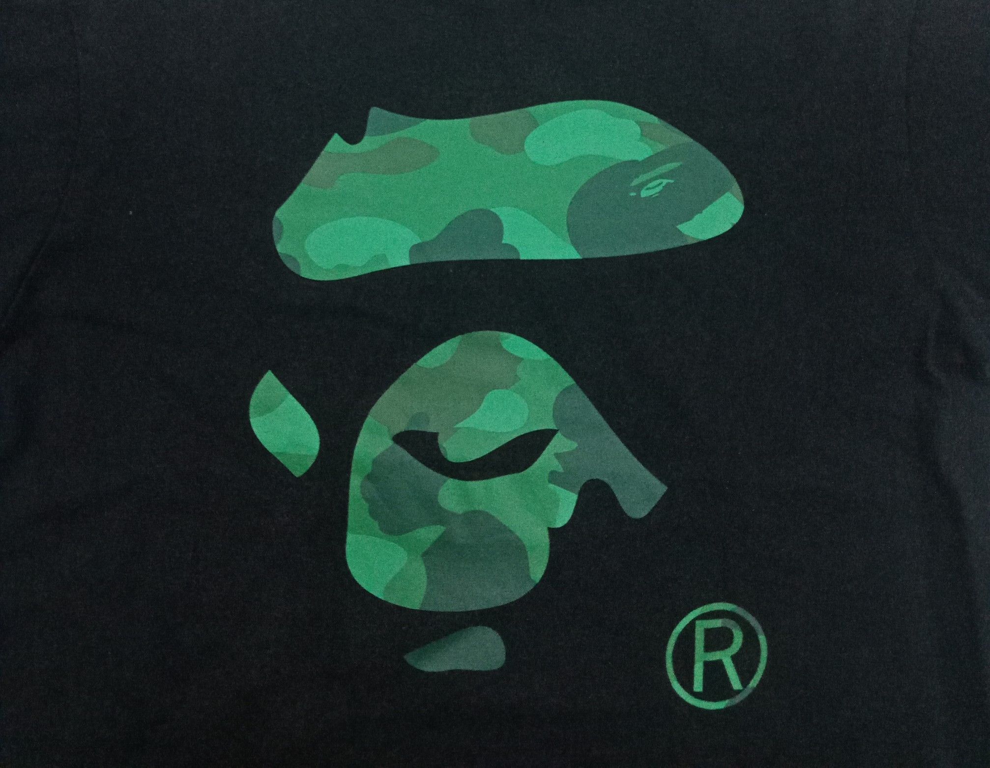 Bape Color Camo Ape Face Tee Size US L / EU 52-54 / 3 - 3 Thumbnail