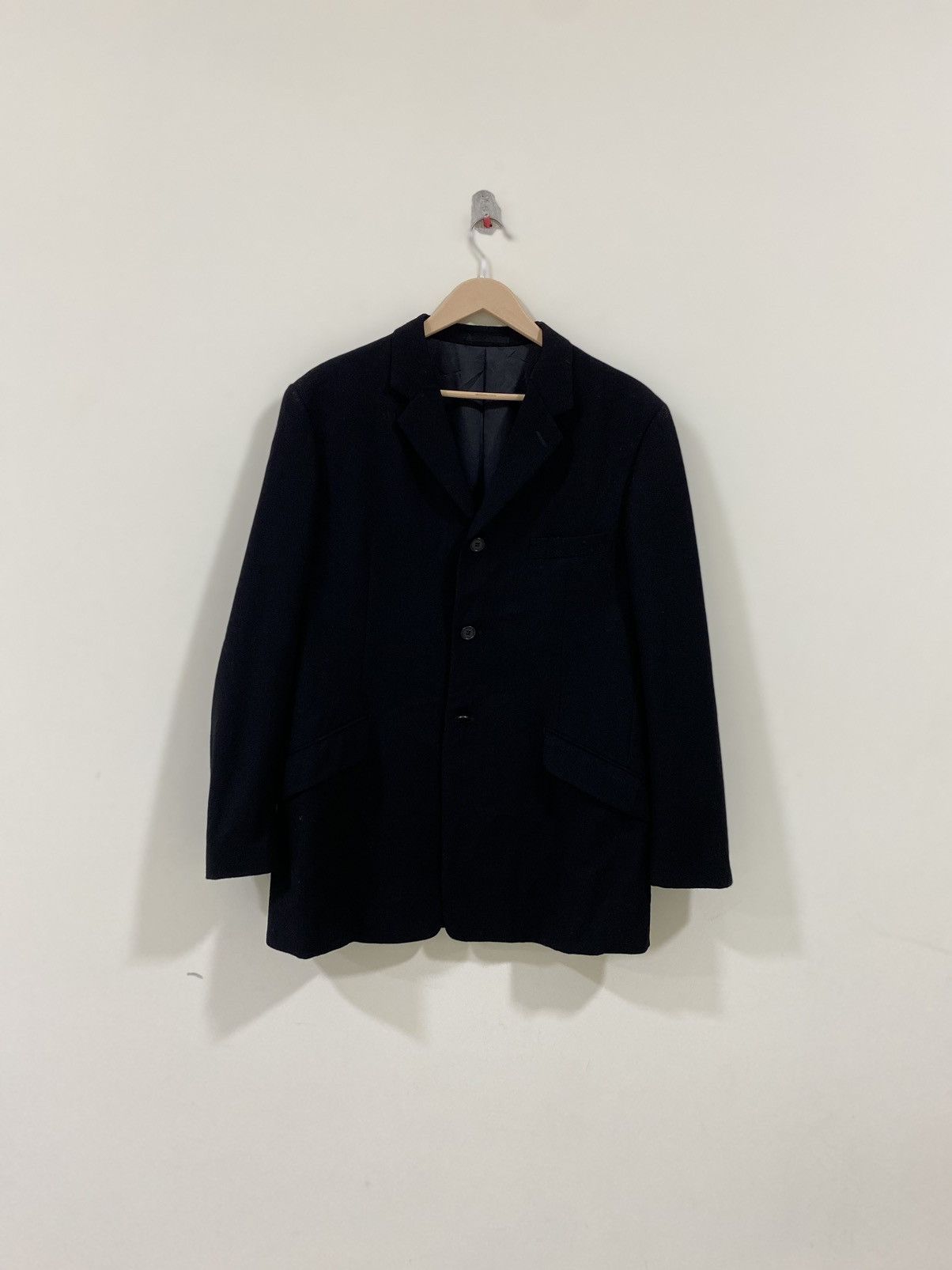 Yohji Yamamoto AAR Yohji Yamamoto X Durban Black Blazer Size 44R - 1 Thumbnail
