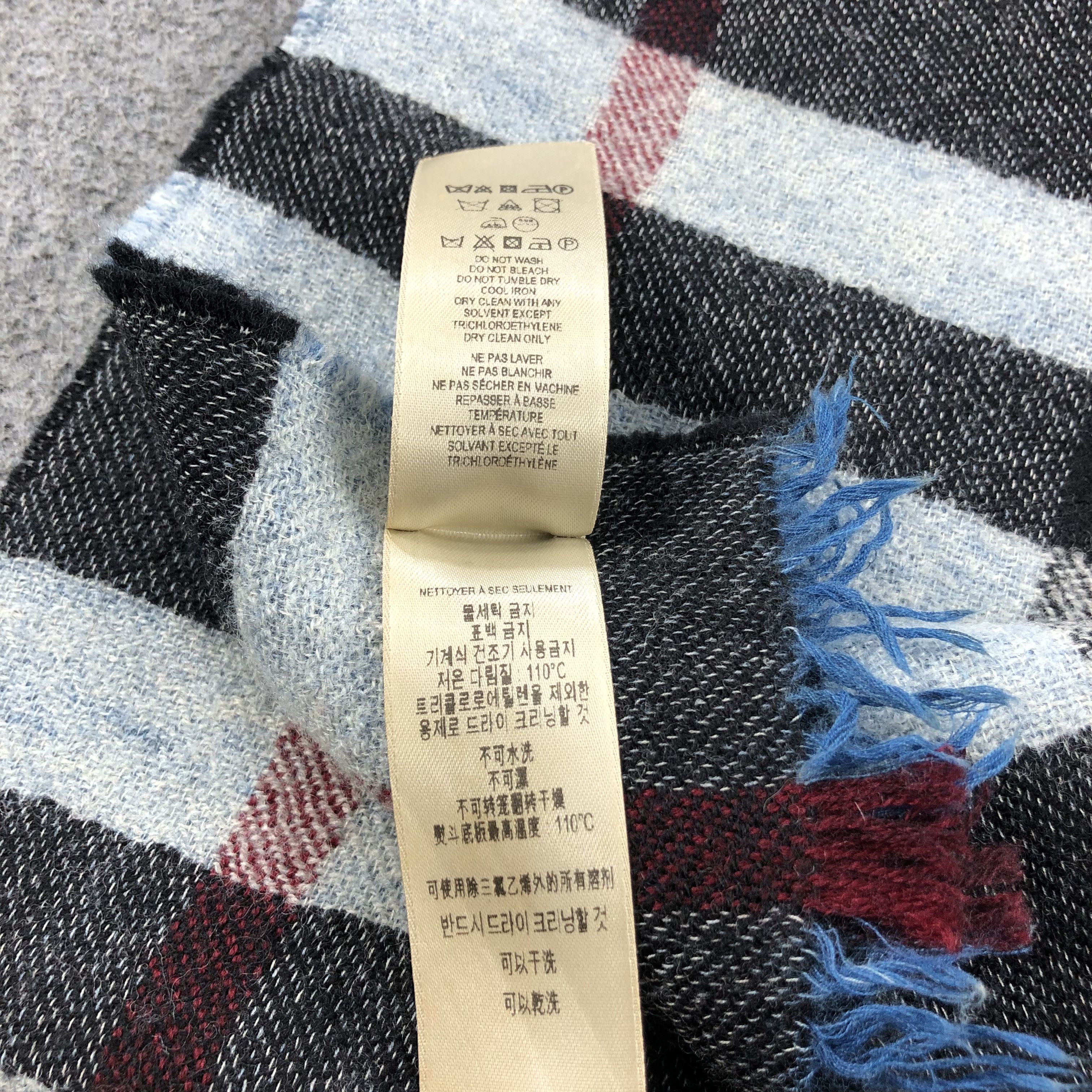 Burberry Burberry Nova Check Wool Scarf Muffler V602 Size ONE SIZE - 6 Thumbnail