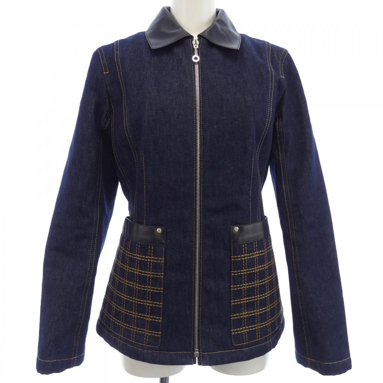 Hermes Hermes Hermes 1H0230DK Denim Jacket Denim Outerwear DUTY FREE for USA Size ONE SIZE - 1 Thumbnail