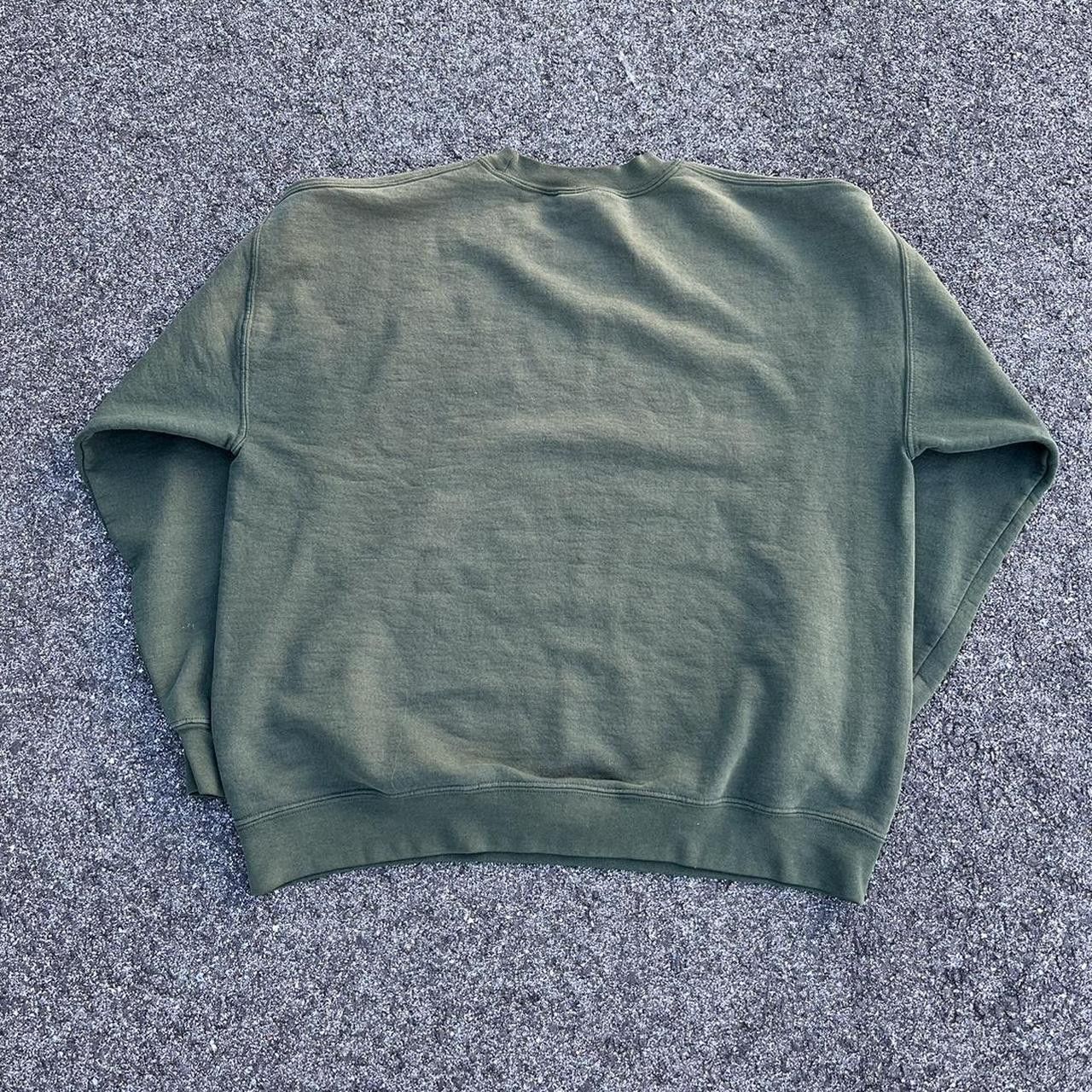 Vintage VINTAGE GREEN FADED "WINDSOR FAIR" GRAPHIC SWEATER Size US L / EU 52-54 / 3 - 5 Thumbnail