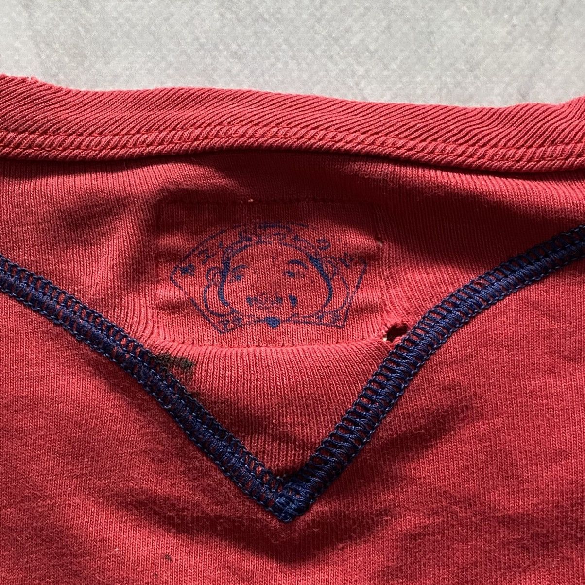 Evisu × Vintage Evisu Distressed Faded Big Logo Vintage Rare T-shirt Tre Size US XL / EU 56 / 4 - 12 Thumbnail