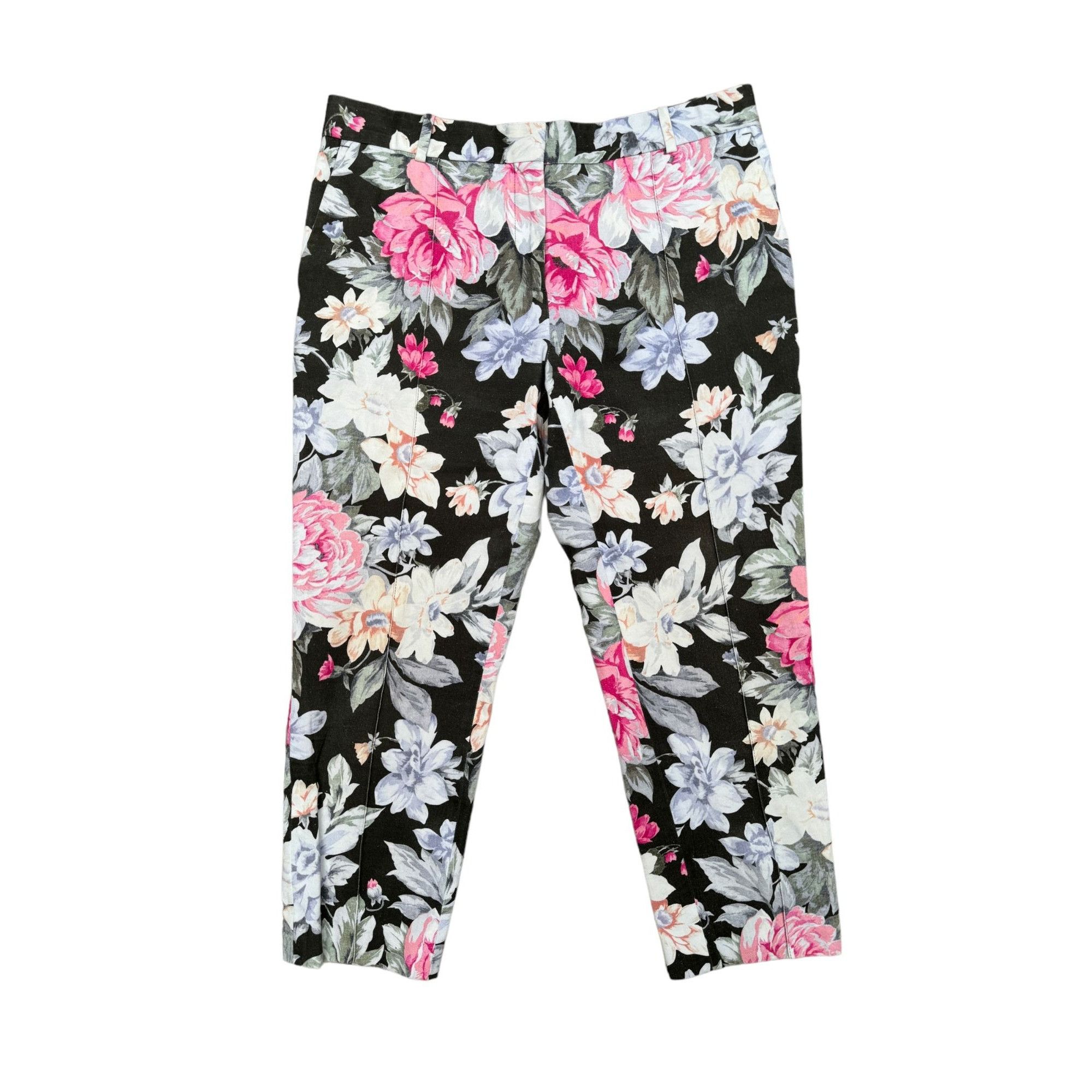 image of Celine Phoebe Philo Multifloral Cotton Pants, Women's (Size 30)