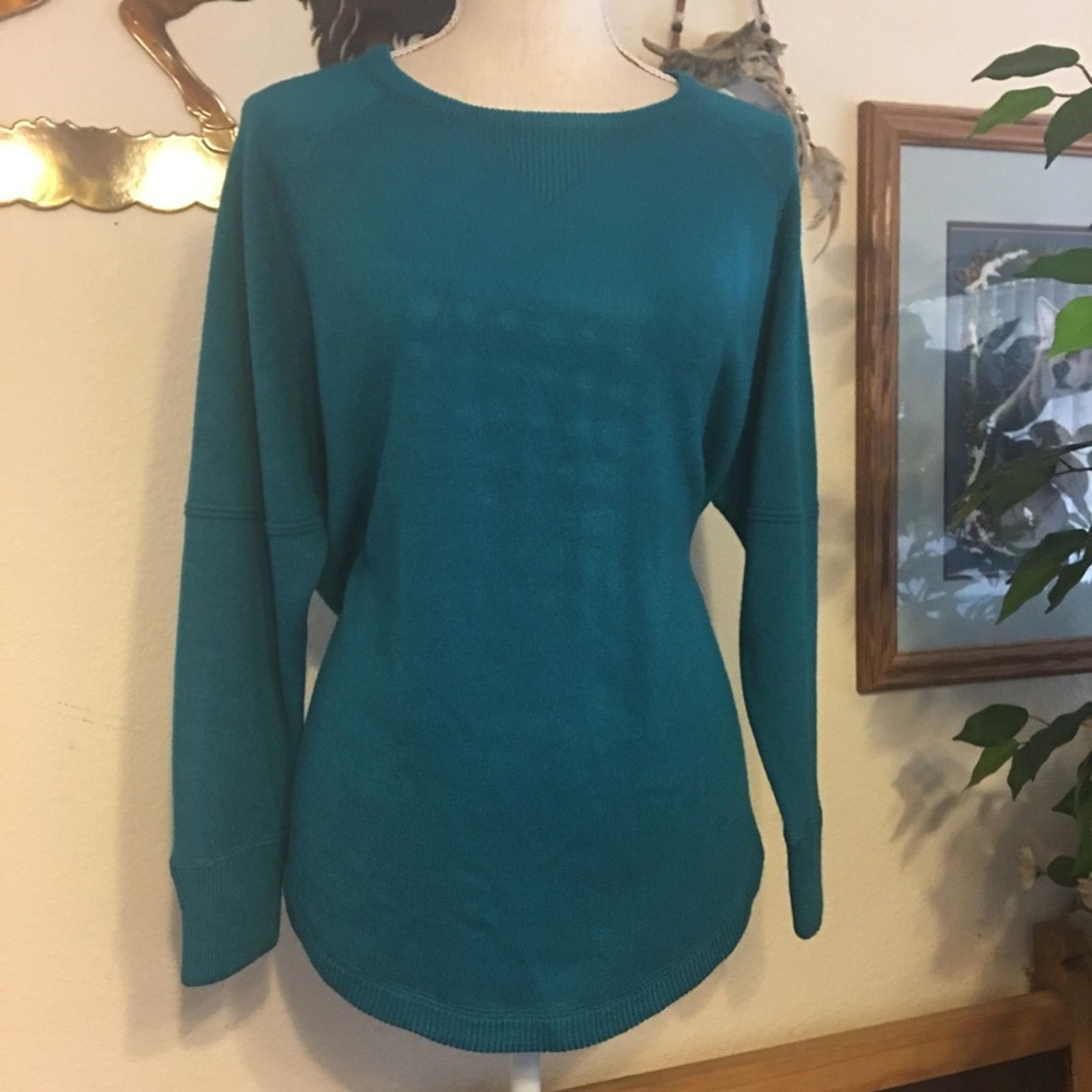 Other Sweet Romeo turquoise blue soft sweater L Size L / US 10 / IT 46 - 1 Thumbnail