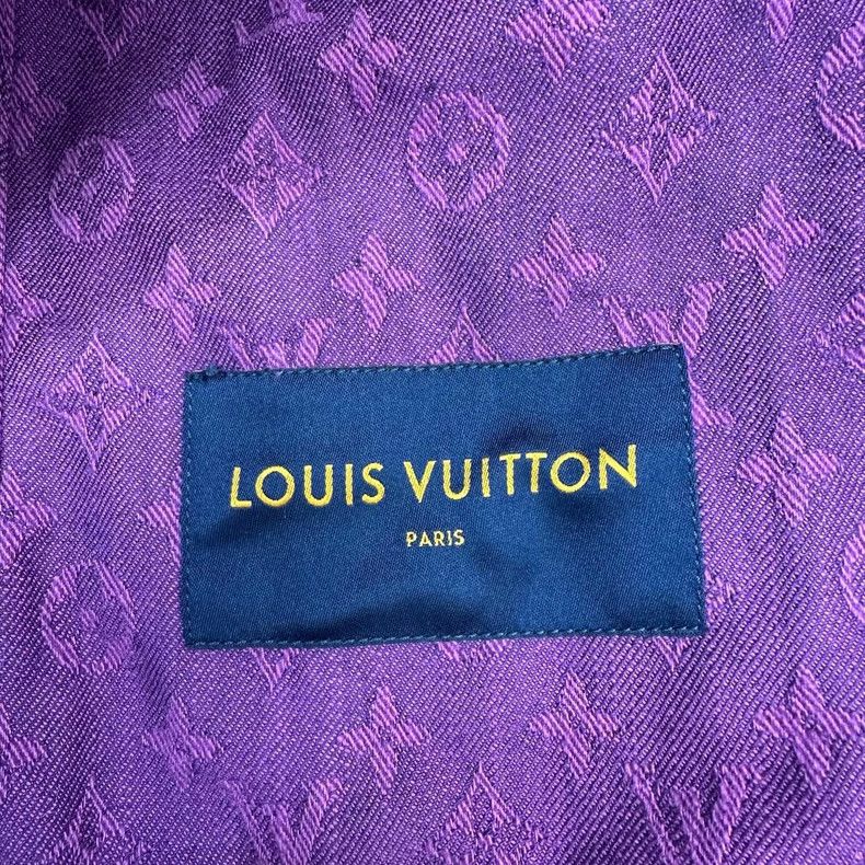 Louis Vuitton Louis Vuitton Purple denim jacket Size US L / EU 52-54 / 3 - 6 Thumbnail