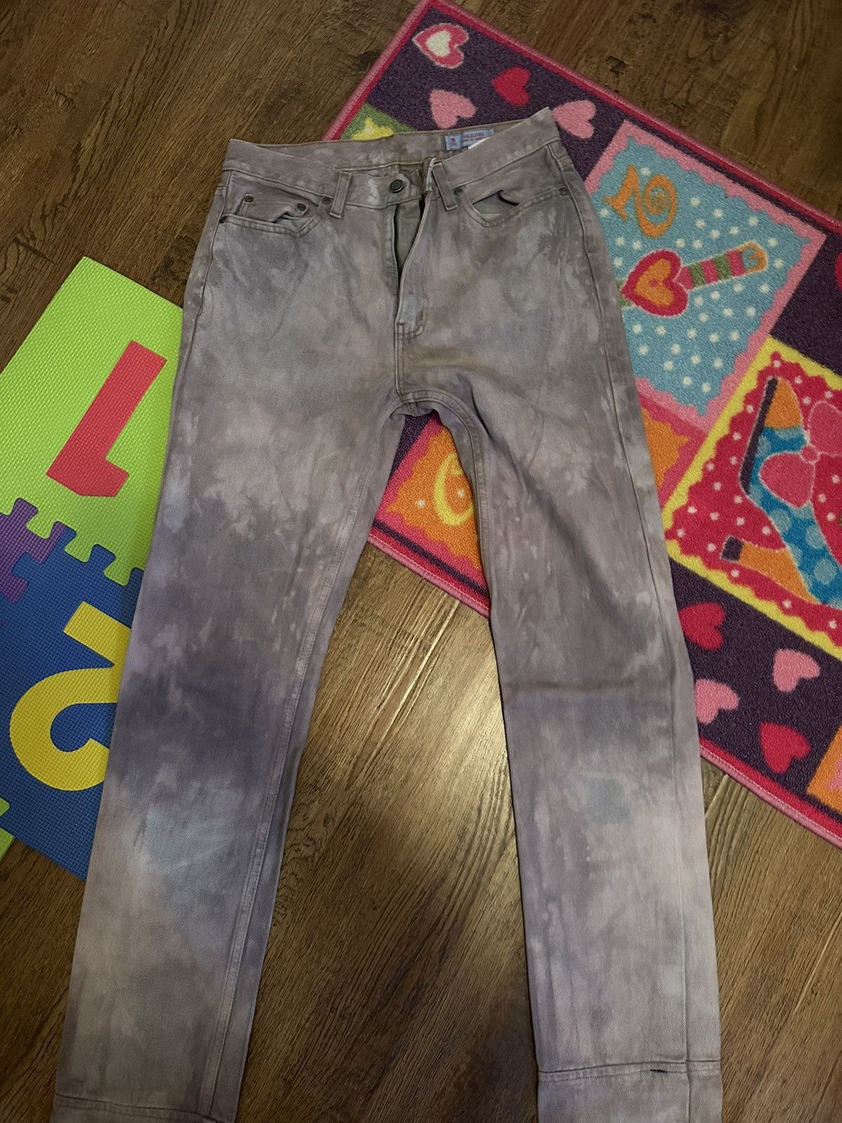Vale VALE LIVES STACKABLE JEANS WASHED PURPLE Size US 30 / EU 46 - 2 Thumbnail