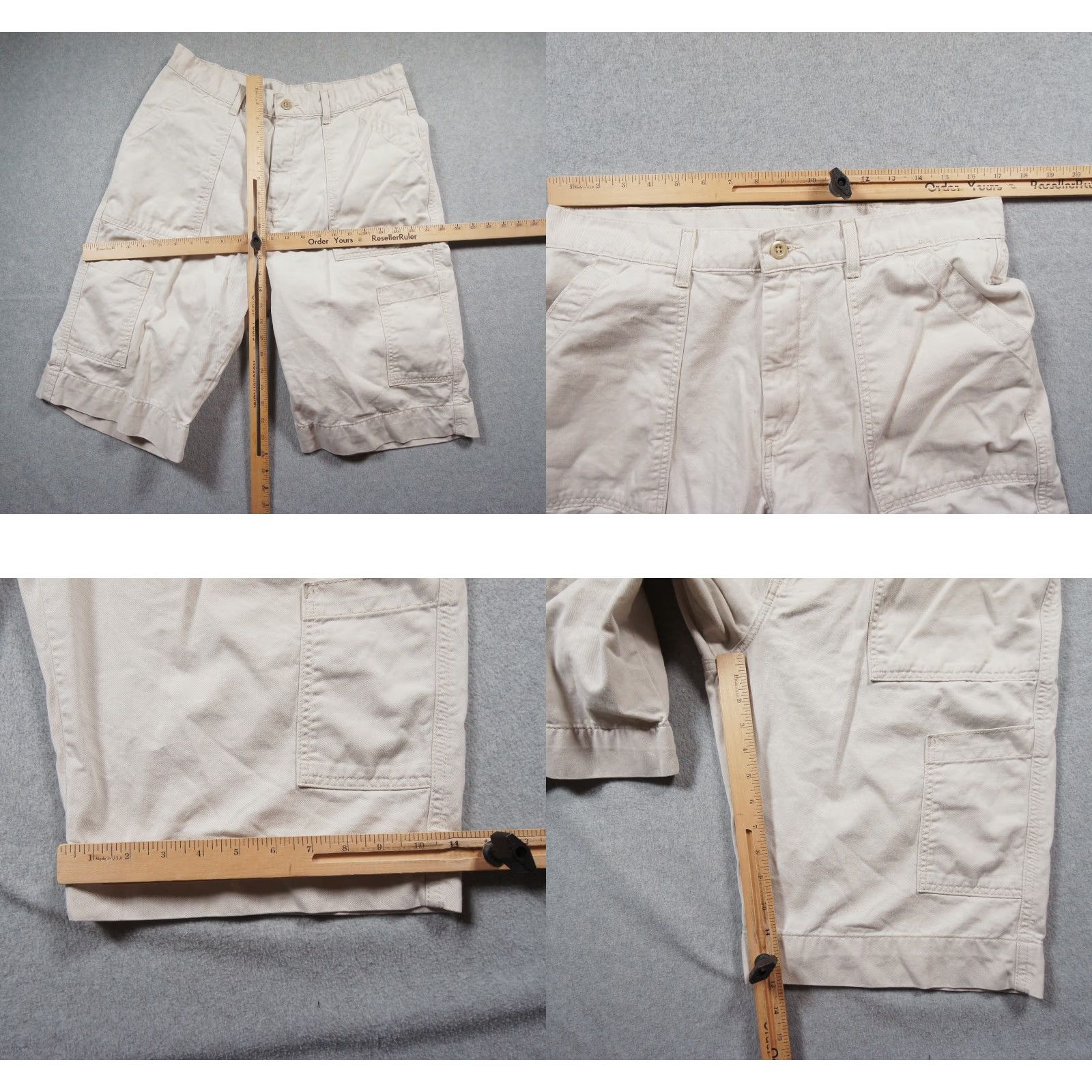 Polo Ralph Lauren VINTAGE Polo Jeans Ralph Lauren Shorts Mens 32 Beige Cargo Field Utility Y2K Size US XS / EU 42 / 0 - 8 Thumbnail
