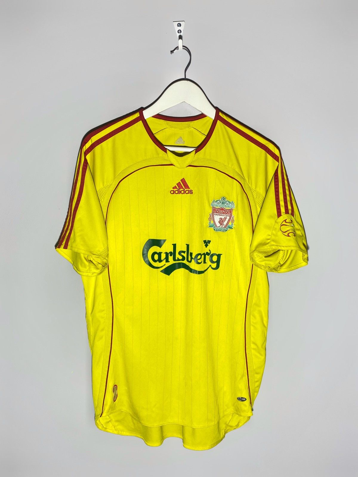 Vintage Adidas FC Liverpool 2006 2007 Away Football Shirt Size US M / EU 48-50 / 2 - 1 Thumbnail